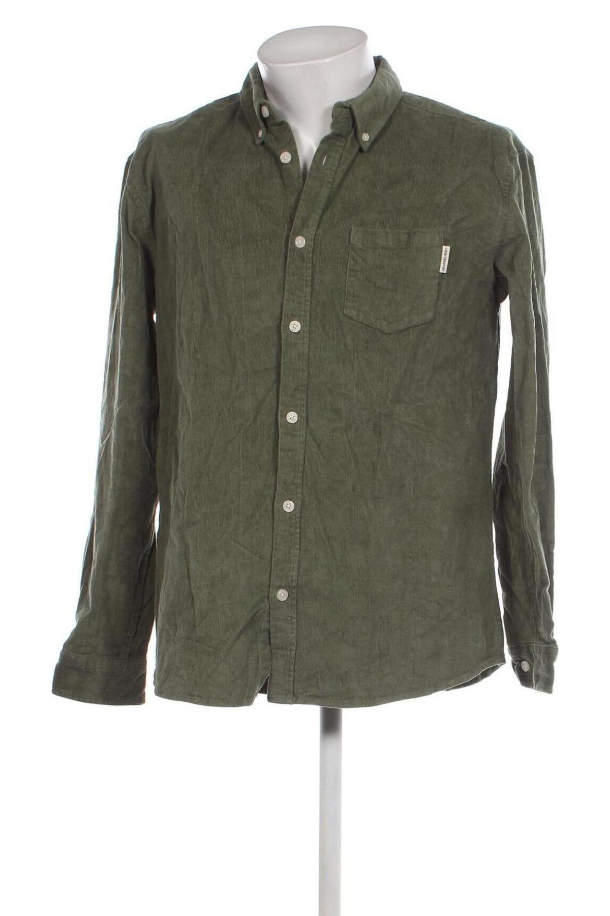 Ανδρικό πουκάμισο Rebel, Μέγεθος XXL, Χρώμα Πράσινο, Τιμή 11,14 €