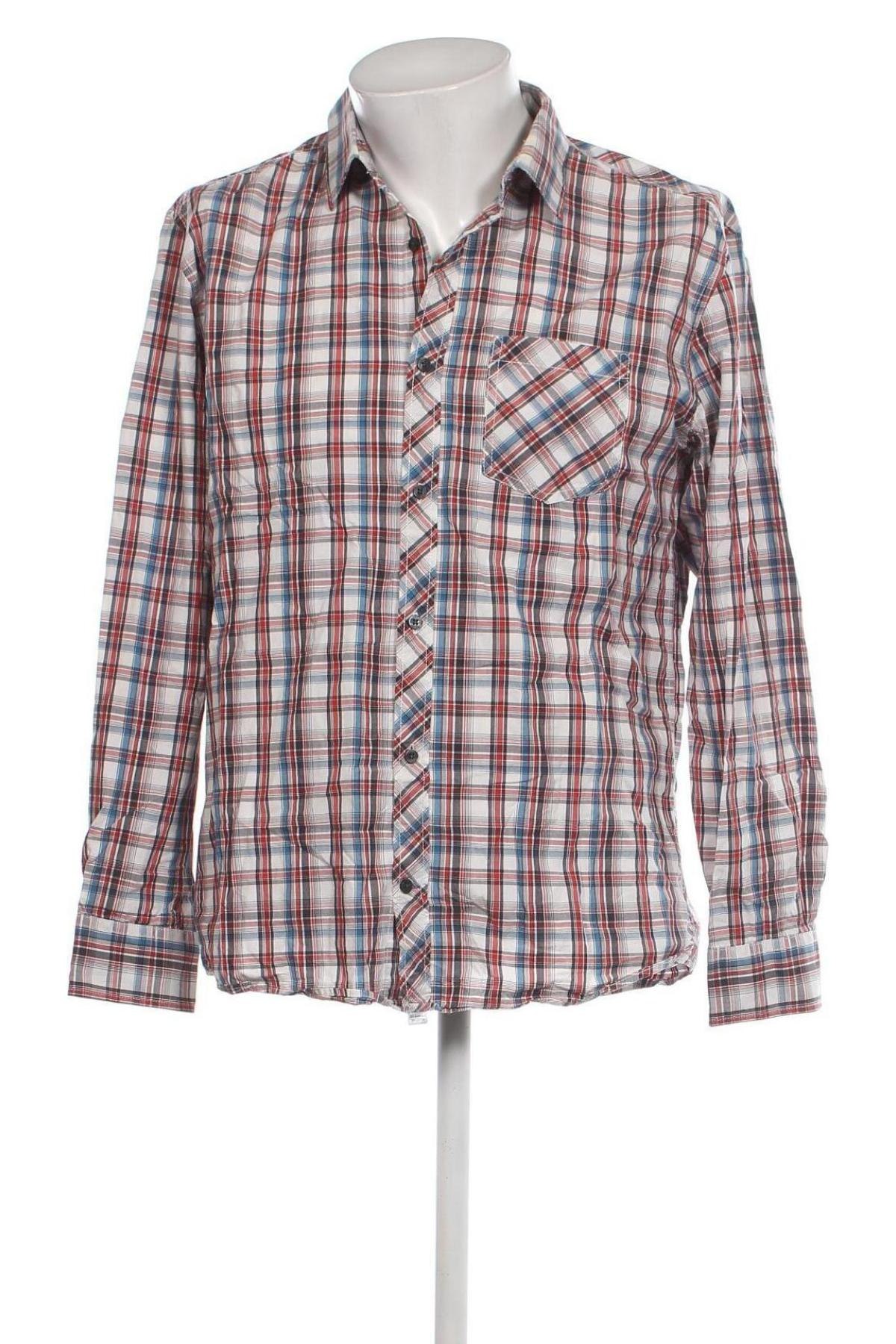 Ανδρικό πουκάμισο S.Oliver, Μέγεθος L, Χρώμα Πολύχρωμο, Τιμή 9,46 €