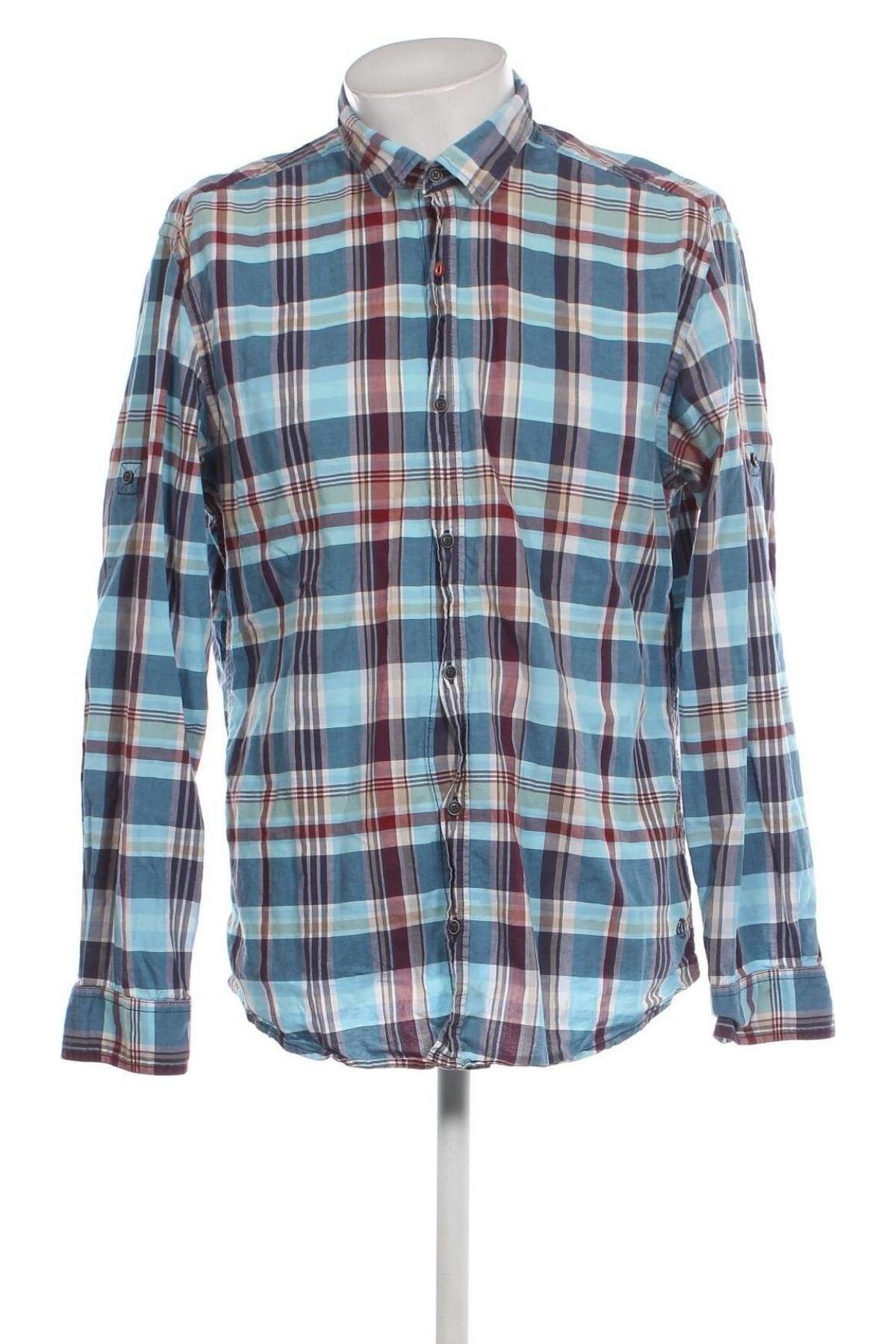 Ανδρικό πουκάμισο S.Oliver, Μέγεθος XL, Χρώμα Πολύχρωμο, Τιμή 9,91 €