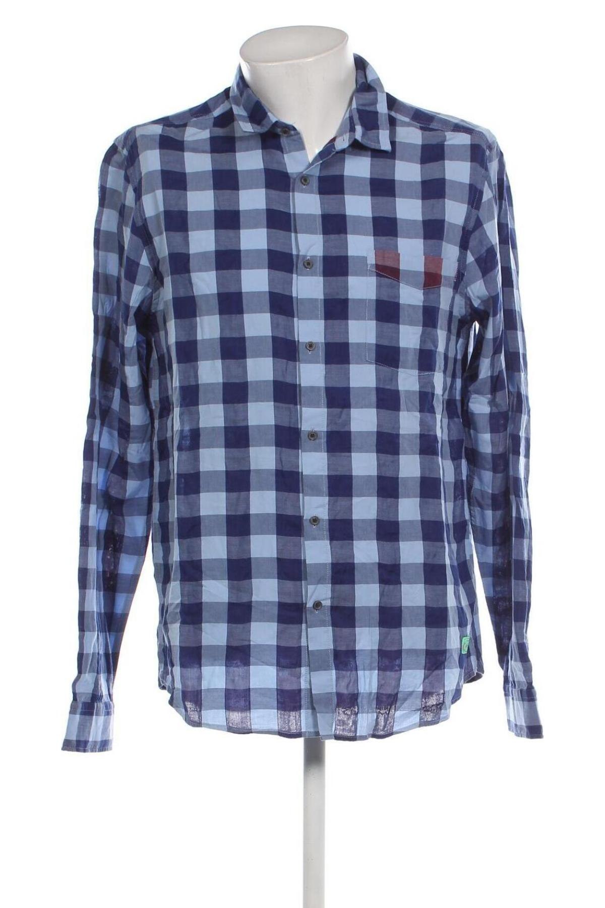 Ανδρικό πουκάμισο Scotch & Soda, Μέγεθος XL, Χρώμα Μπλέ, Τιμή 37,35 €