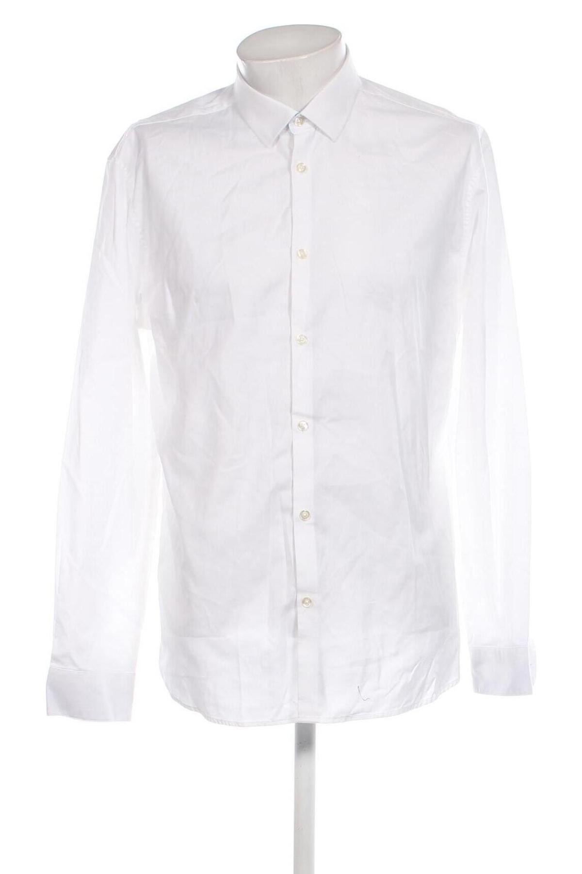 Мъжка риза Selected Homme, Размер XXL, Цвят Бял, Цена 41,16 лв.