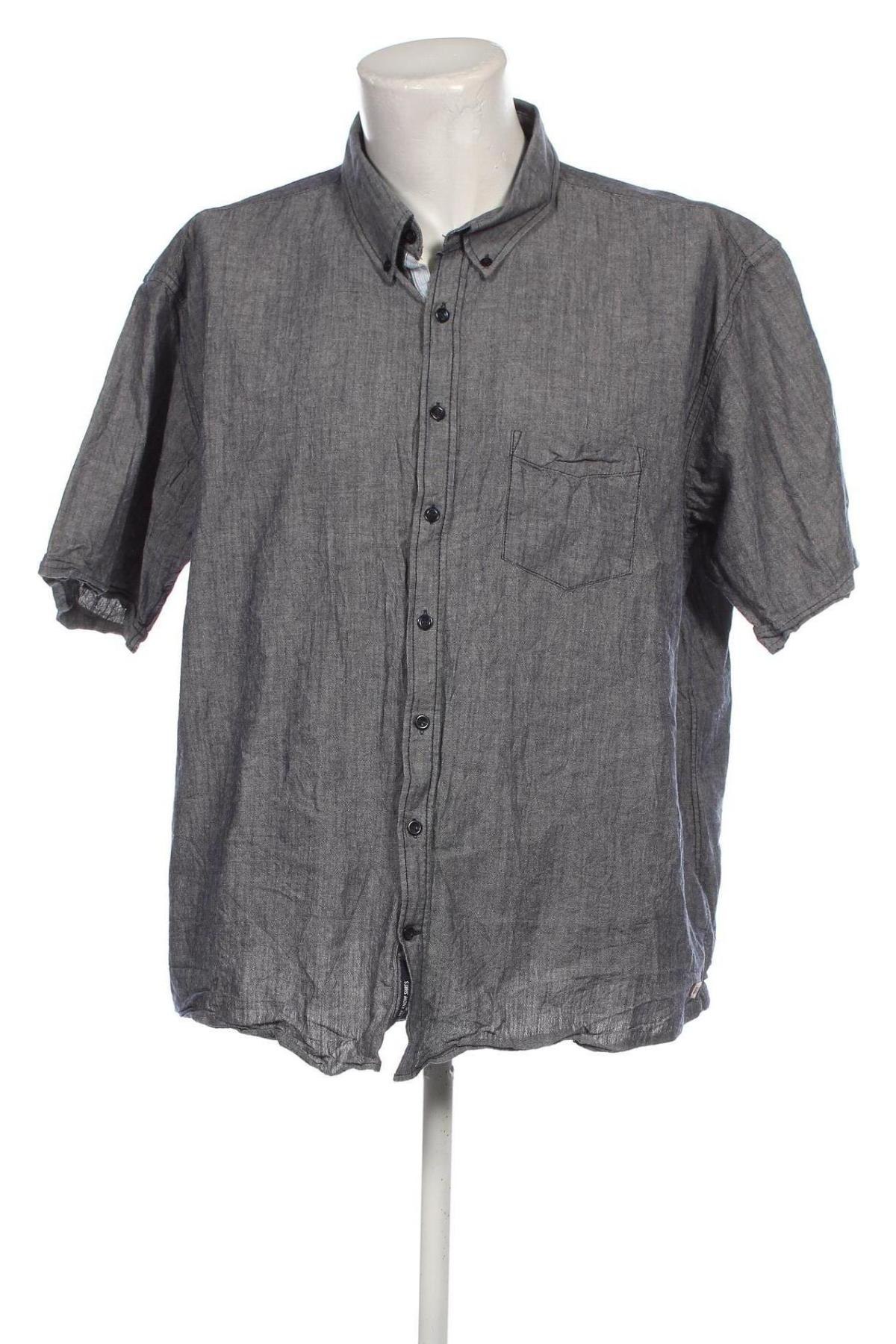 Ανδρικό πουκάμισο Signal, Μέγεθος 4XL, Χρώμα Μπλέ, Τιμή 24,55 €