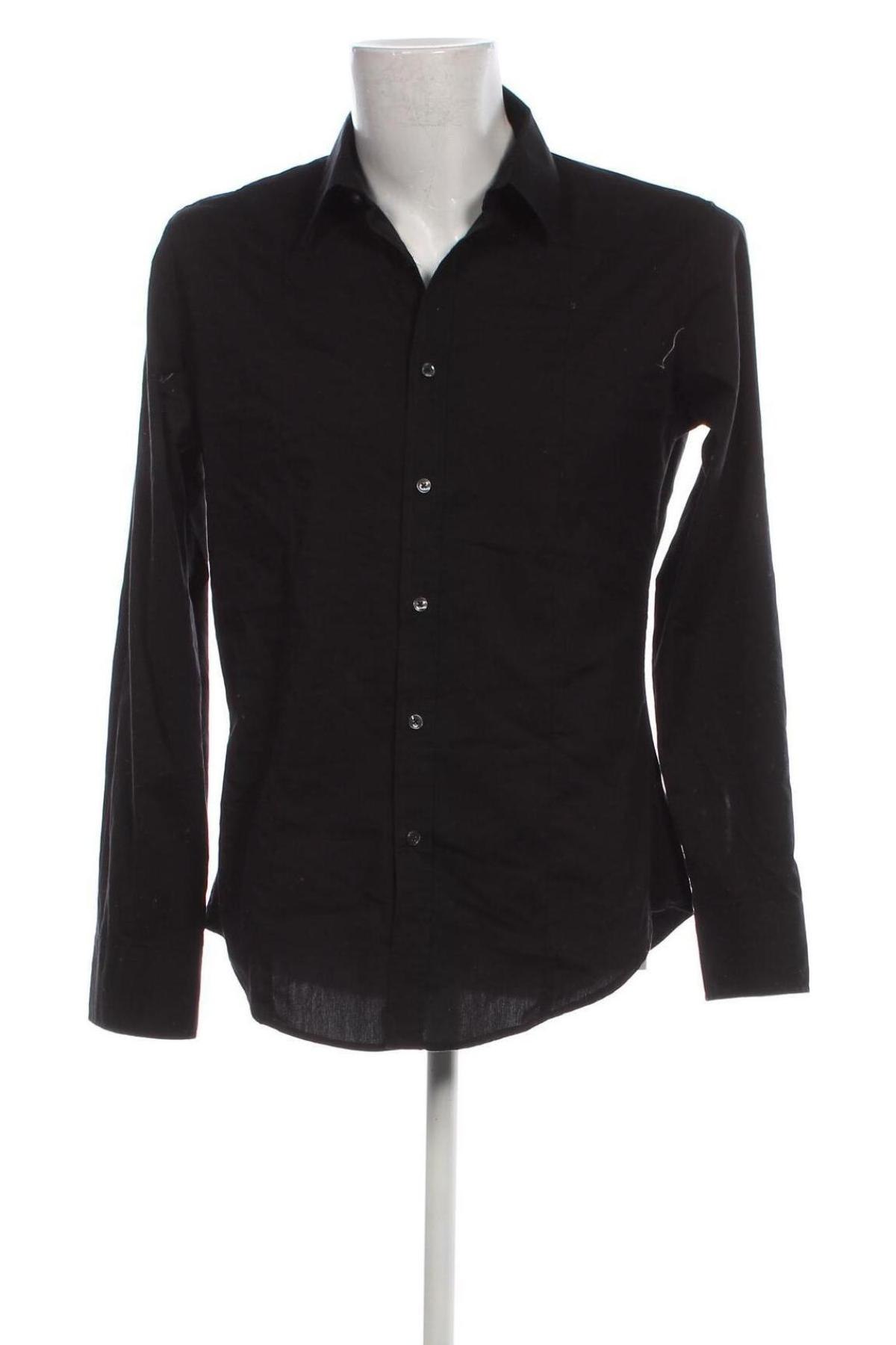 Мъжка риза Smog, Размер L, Цвят Черен, Цена 14,50 лв.