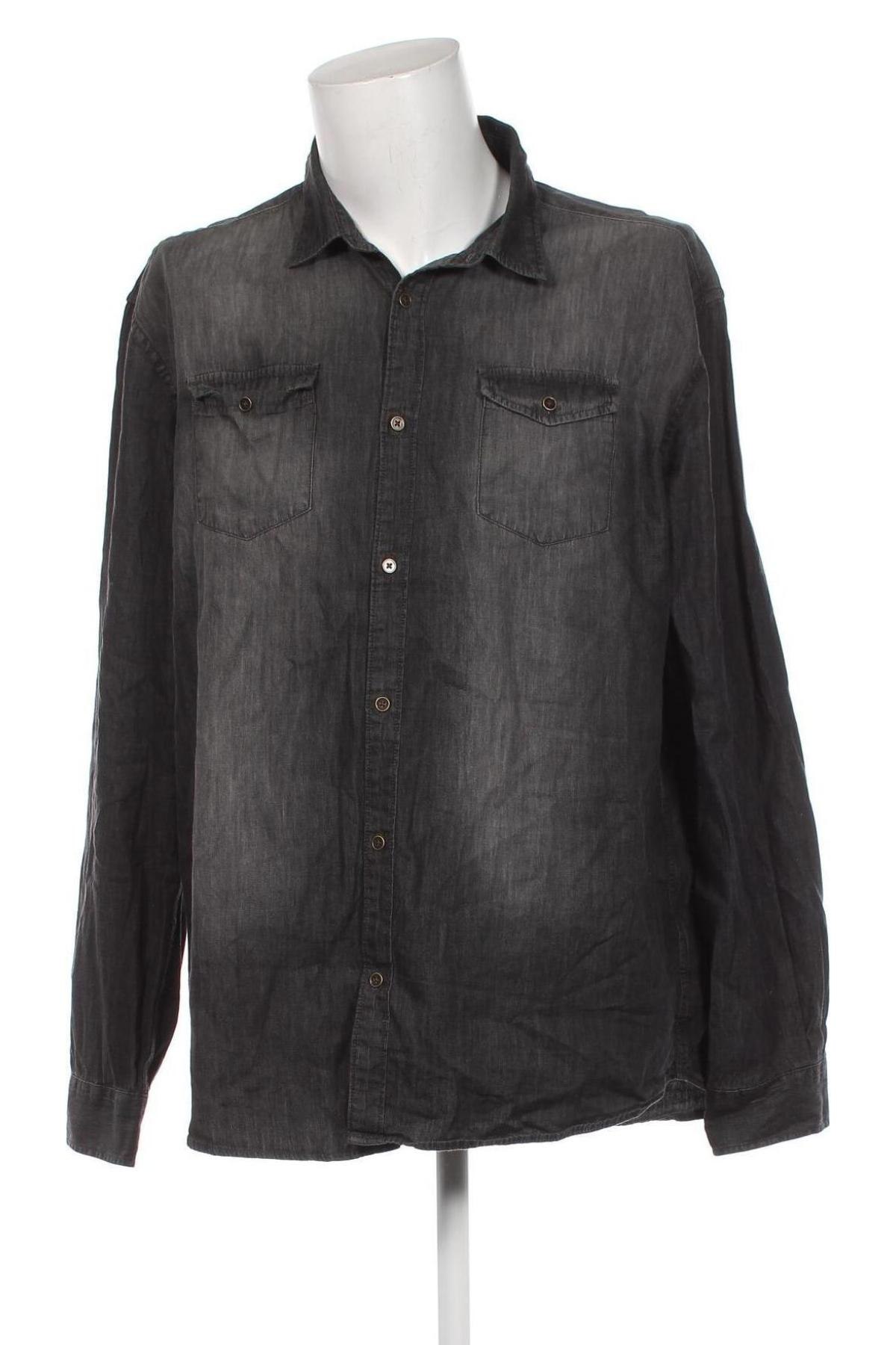 Ανδρικό πουκάμισο Straight Up, Μέγεθος XXL, Χρώμα Γκρί, Τιμή 9,87 €