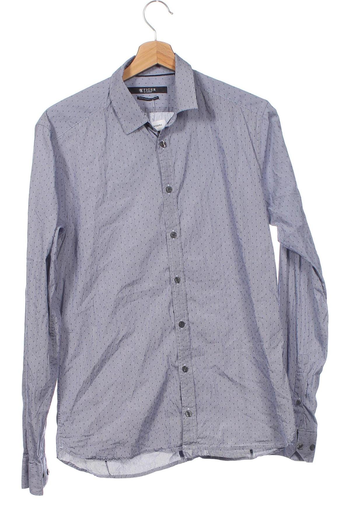 Ανδρικό πουκάμισο Tiger Of Sweden, Μέγεθος M, Χρώμα Μπλέ, Τιμή 23,20 €
