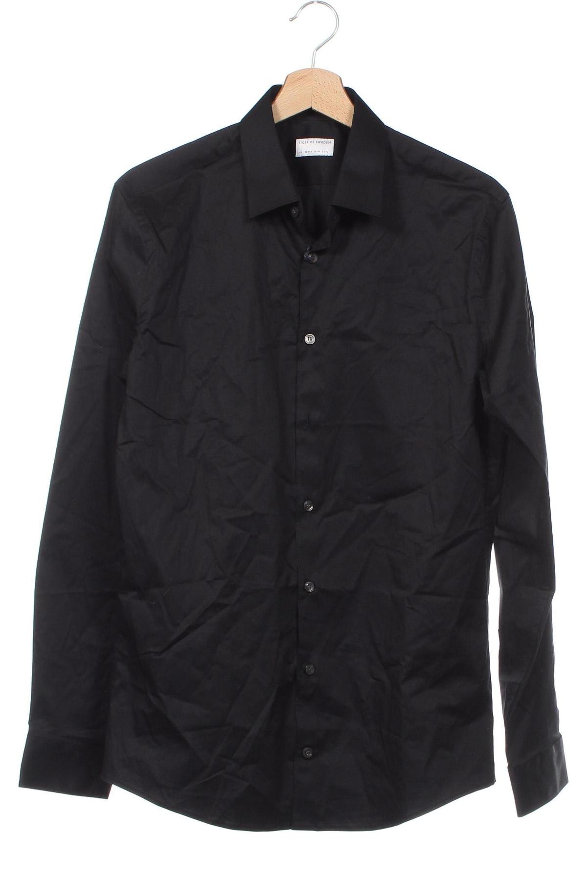 Ανδρικό πουκάμισο Tiger Of Sweden, Μέγεθος M, Χρώμα Μαύρο, Τιμή 37,35 €