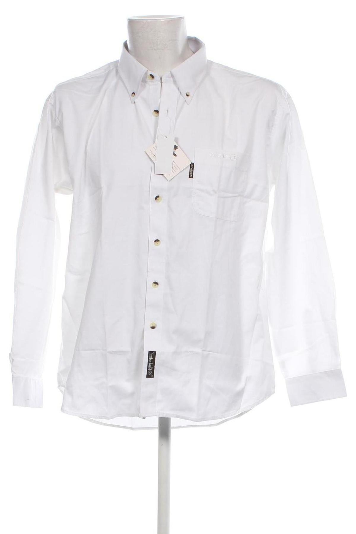 Ανδρικό πουκάμισο Timberland, Μέγεθος XL, Χρώμα Λευκό, Τιμή 39,84 €