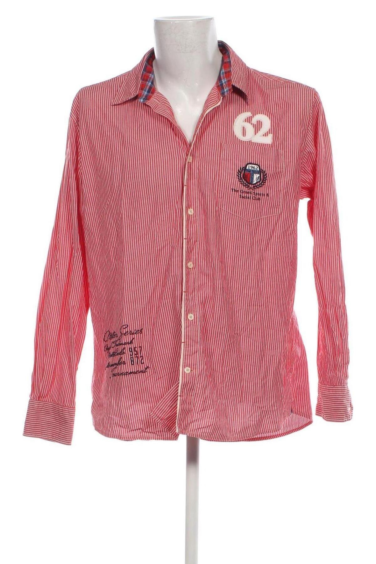 Herrenhemd Tom Tailor, Größe XL, Farbe Rot, Preis € 11,83