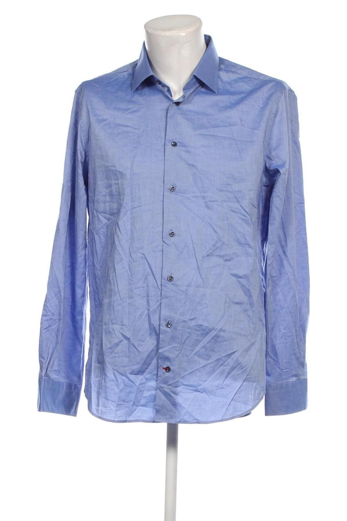 Мъжка риза Tommy Hilfiger, Размер L, Цвят Син, Цена 66,90 лв.