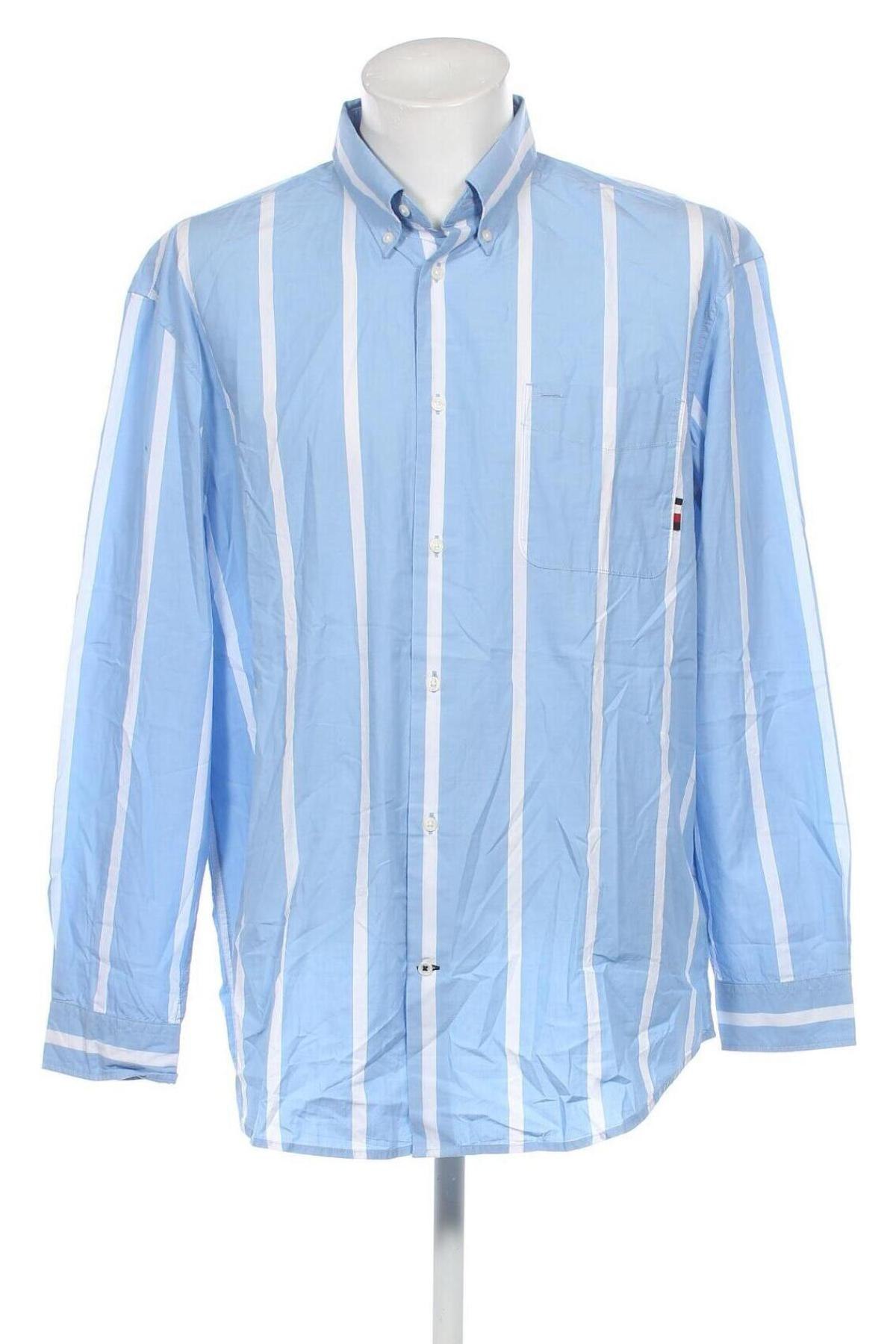 Herrenhemd Tommy Hilfiger, Größe XL, Farbe Blau, Preis 88,66 €