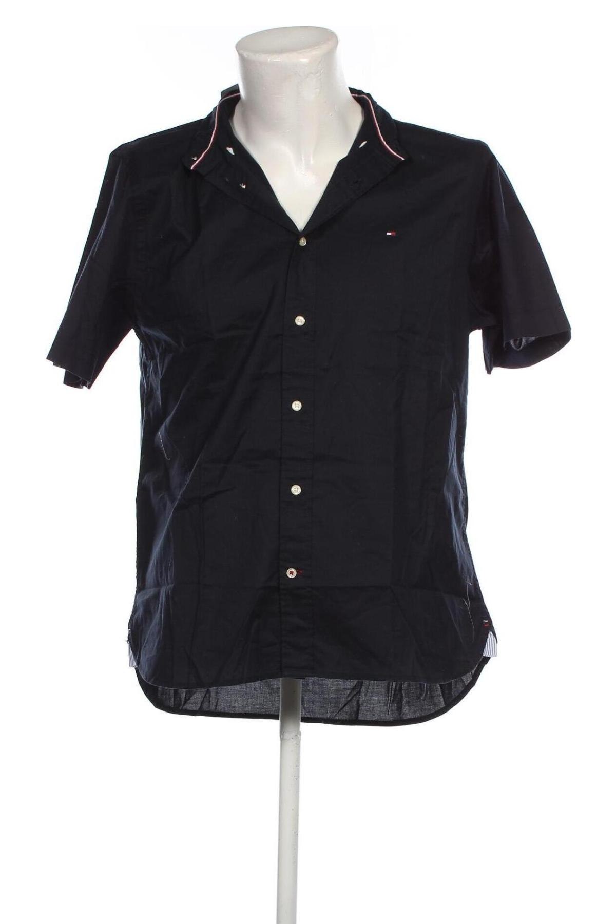 Ανδρικό πουκάμισο Tommy Hilfiger, Μέγεθος L, Χρώμα Μπλέ, Τιμή 72,16 €