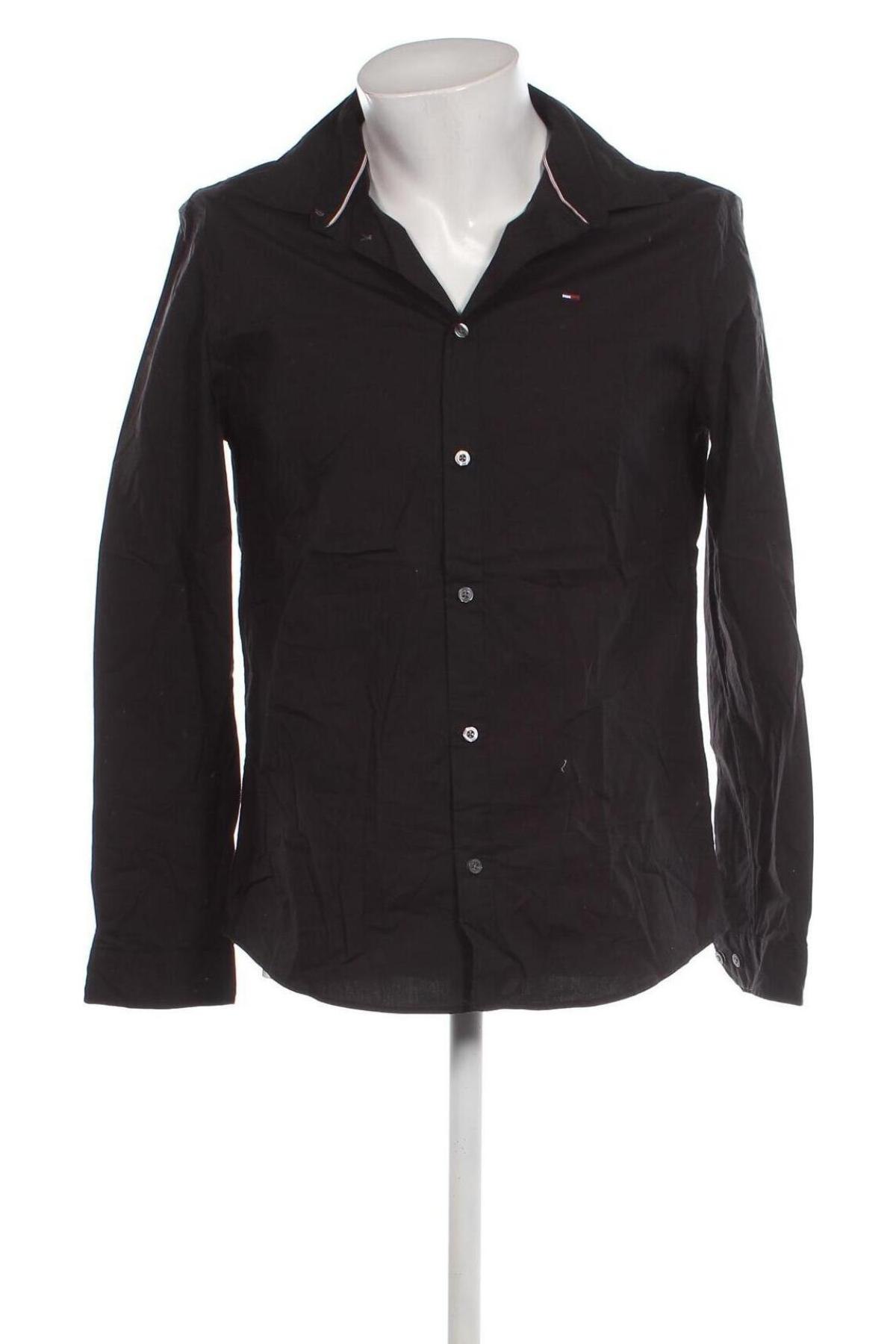 Ανδρικό πουκάμισο Tommy Jeans, Μέγεθος L, Χρώμα Μαύρο, Τιμή 72,16 €