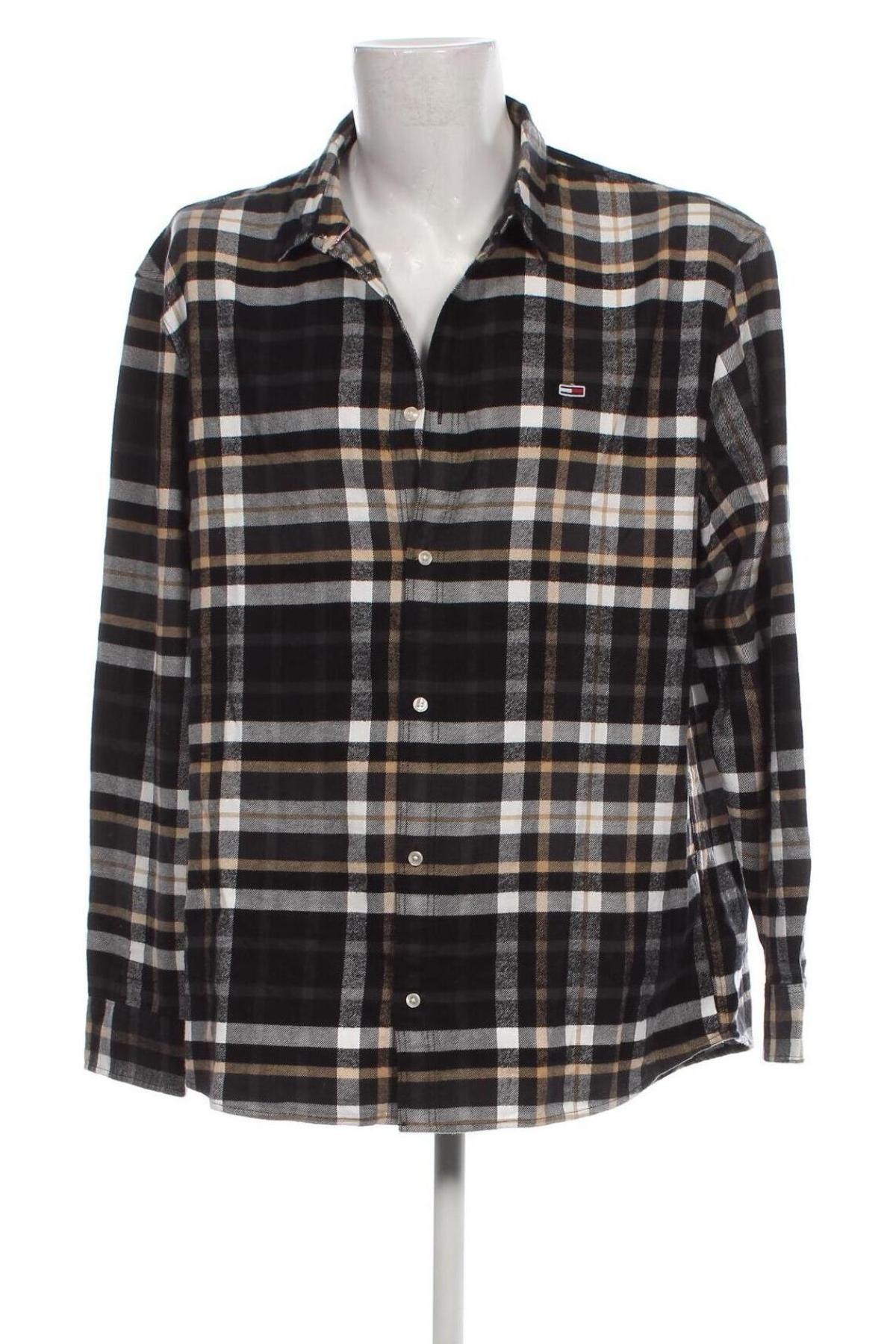 Мъжка риза Tommy Jeans, Размер XXL, Цвят Многоцветен, Цена 126,00 лв.