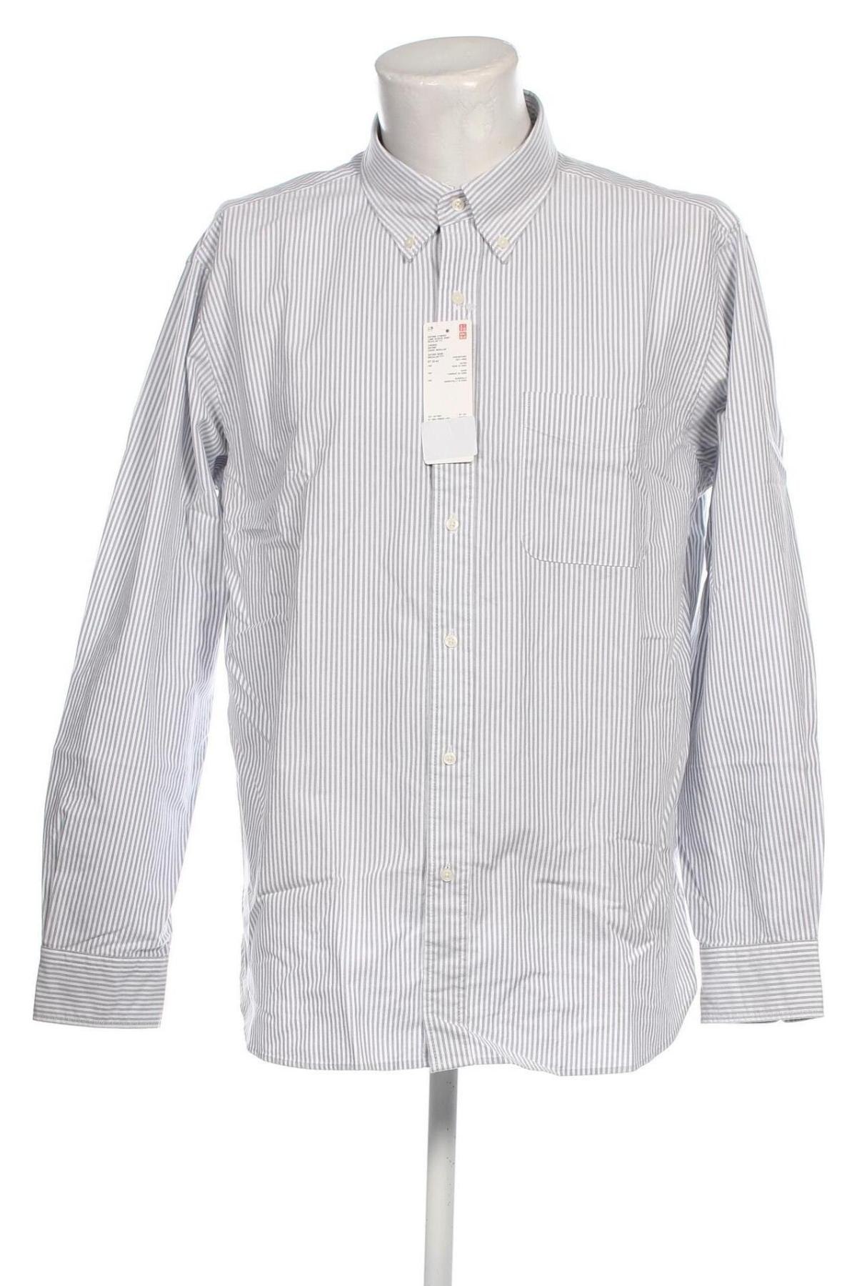 Herrenhemd Uniqlo, Größe XL, Farbe Mehrfarbig, Preis 27,30 €