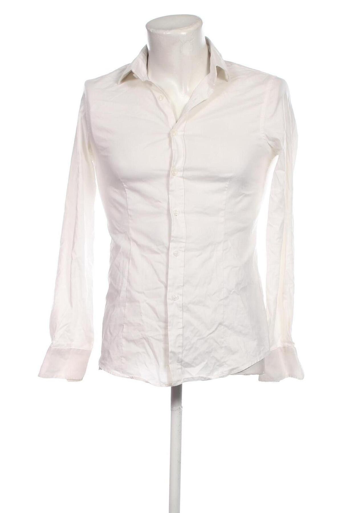 Herrenhemd United Colors Of Benetton, Größe M, Farbe Weiß, Preis 9,91 €