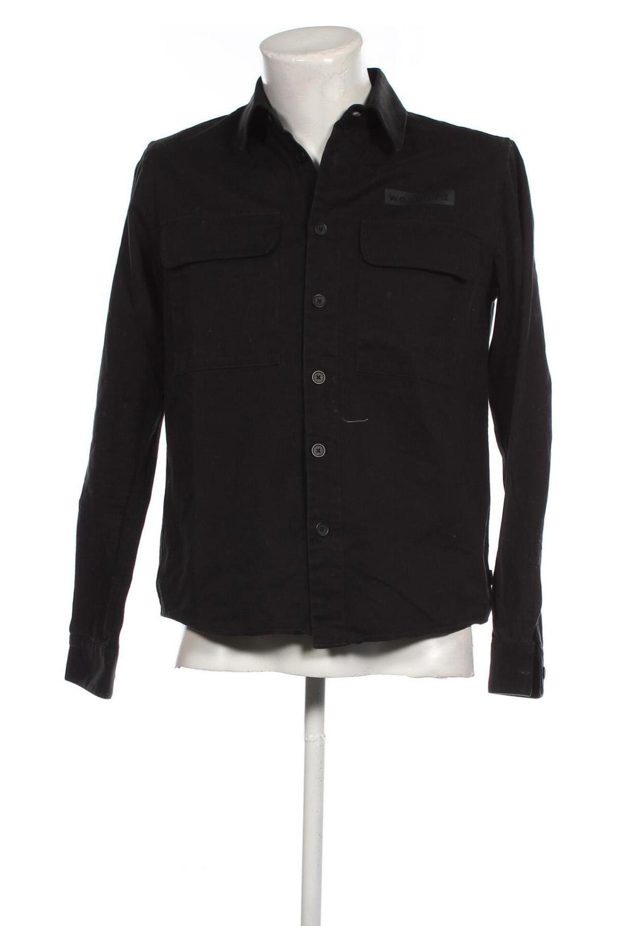 Ανδρικό πουκάμισο Woodbird, Μέγεθος S, Χρώμα Μαύρο, Τιμή 28,76 €