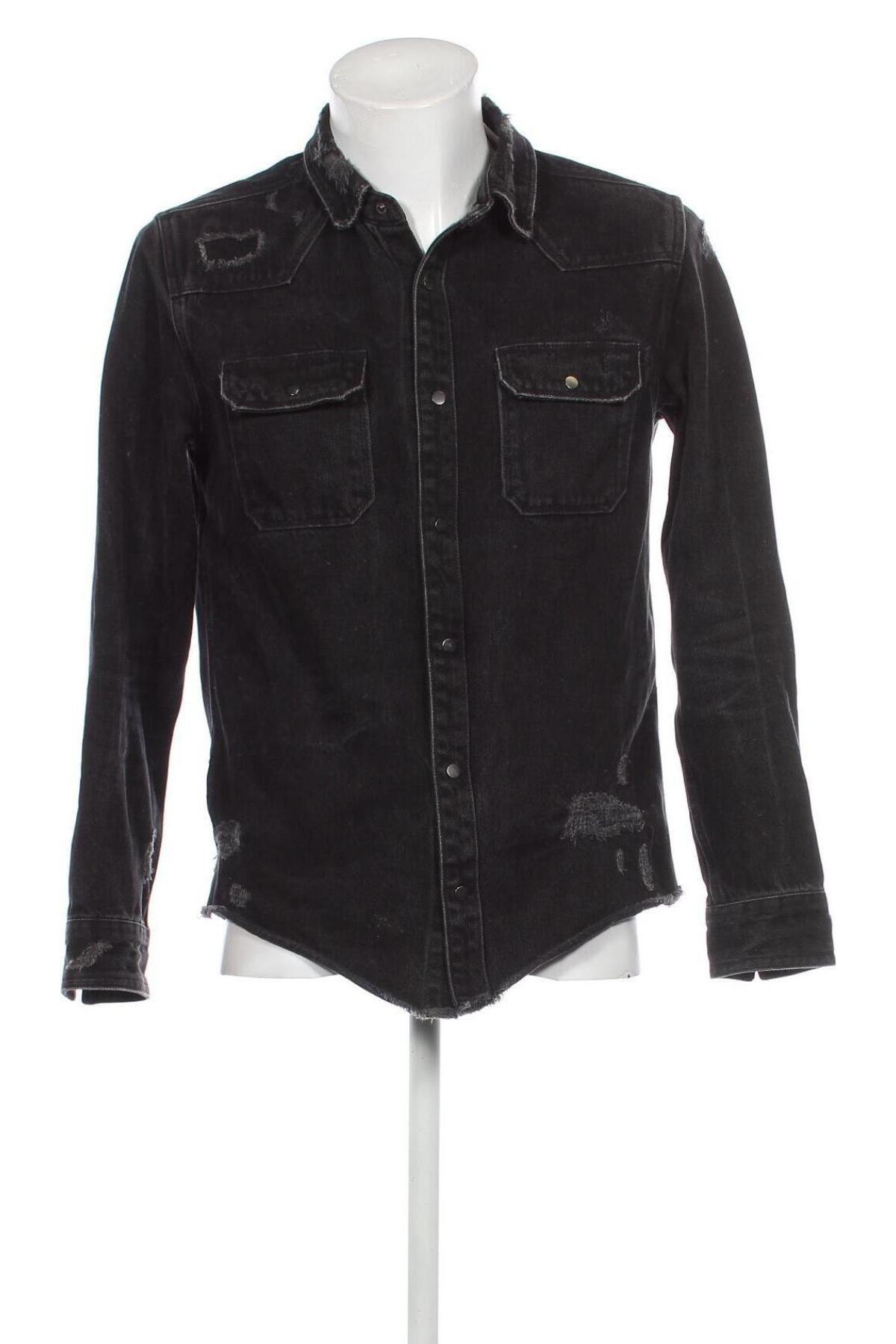 Herrenhemd Zara, Größe M, Farbe Schwarz, Preis € 23,66