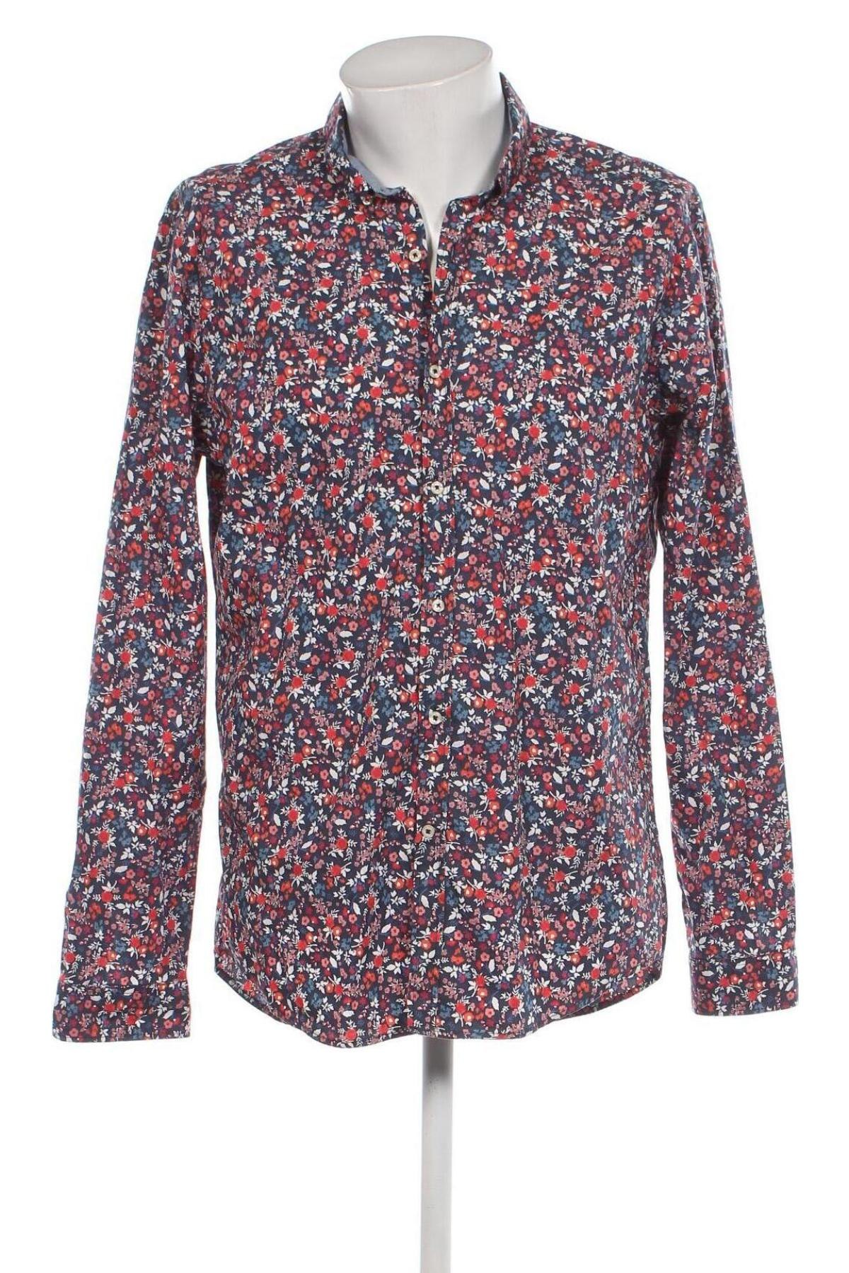 Мъжка риза Zara, Размер XL, Цвят Многоцветен, Цена 19,94 лв.