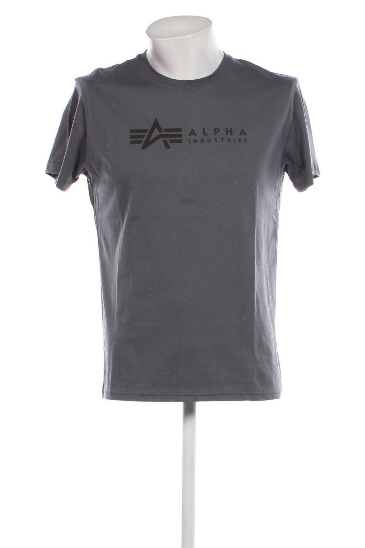 Pánske tričko  Alpha Industries, Veľkosť M, Farba Sivá, Cena  28,87 €