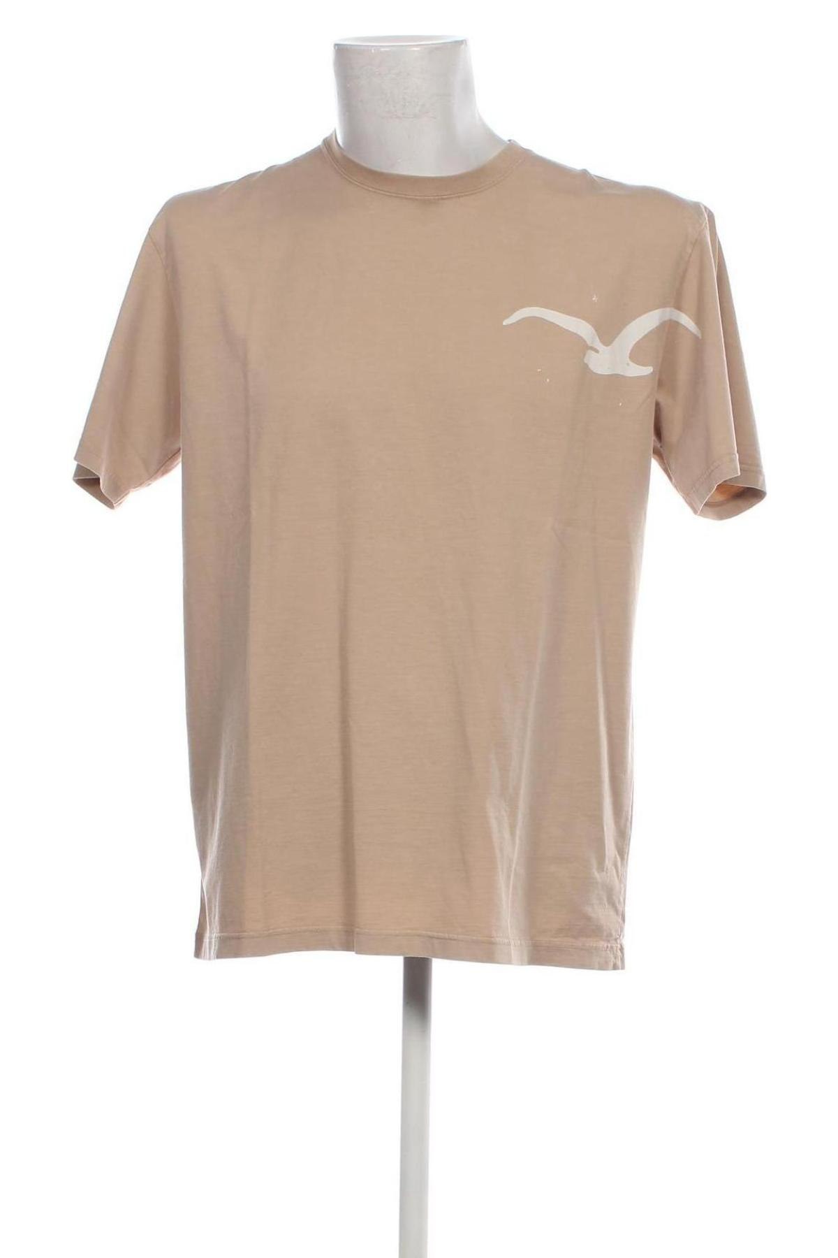 Herren T-Shirt Cleptomanicx, Größe M, Farbe Beige, Preis 28,35 €