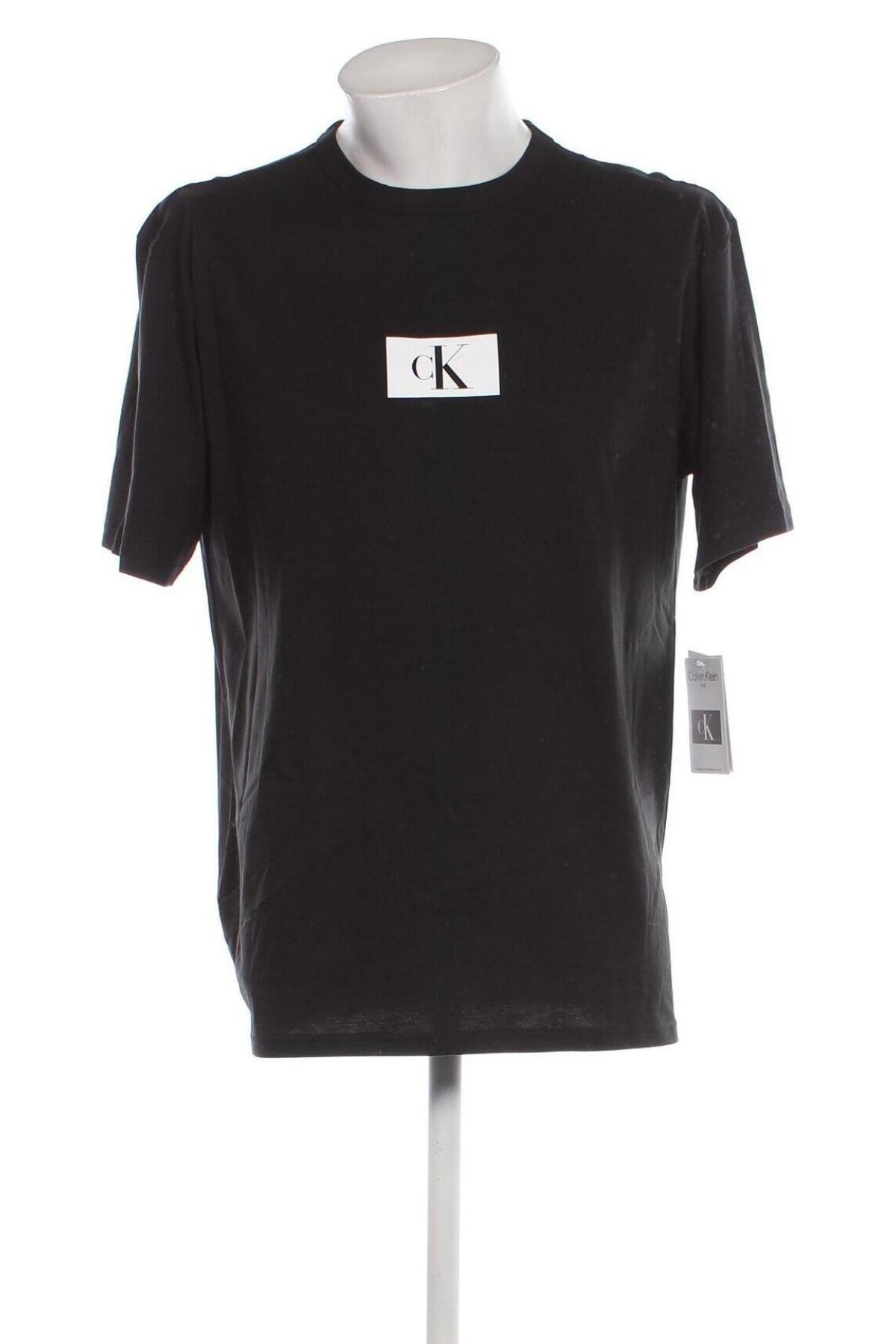 Męski T-shirt Calvin Klein, Rozmiar M, Kolor Czarny, Cena 205,24 zł