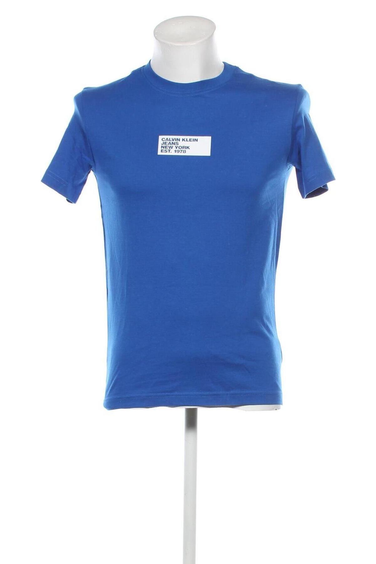 Herren T-Shirt Calvin Klein Jeans, Größe S, Farbe Blau, Preis € 39,69