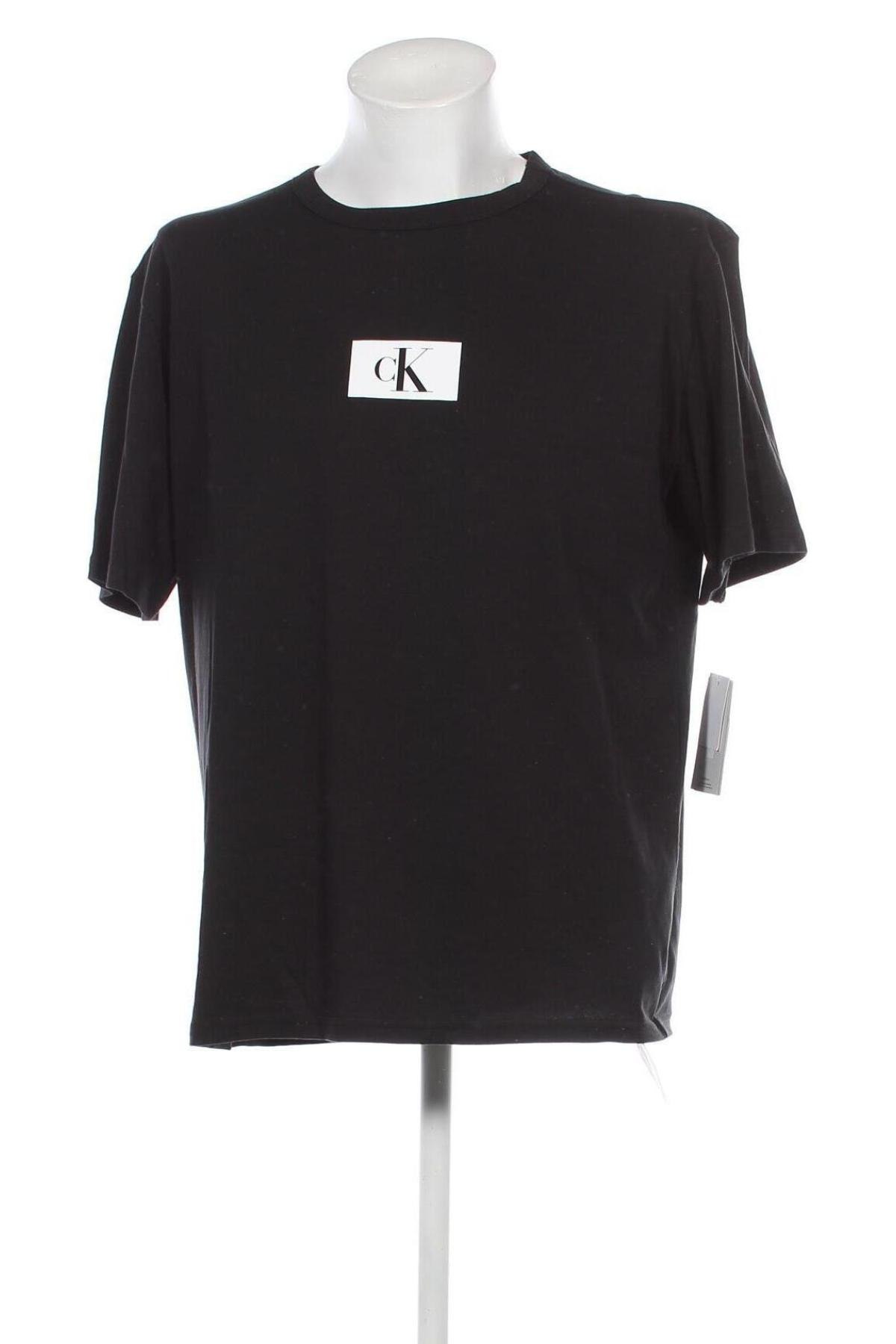 Ανδρικό t-shirt Calvin Klein Sleepwear, Μέγεθος L, Χρώμα Μαύρο, Τιμή 27,43 €