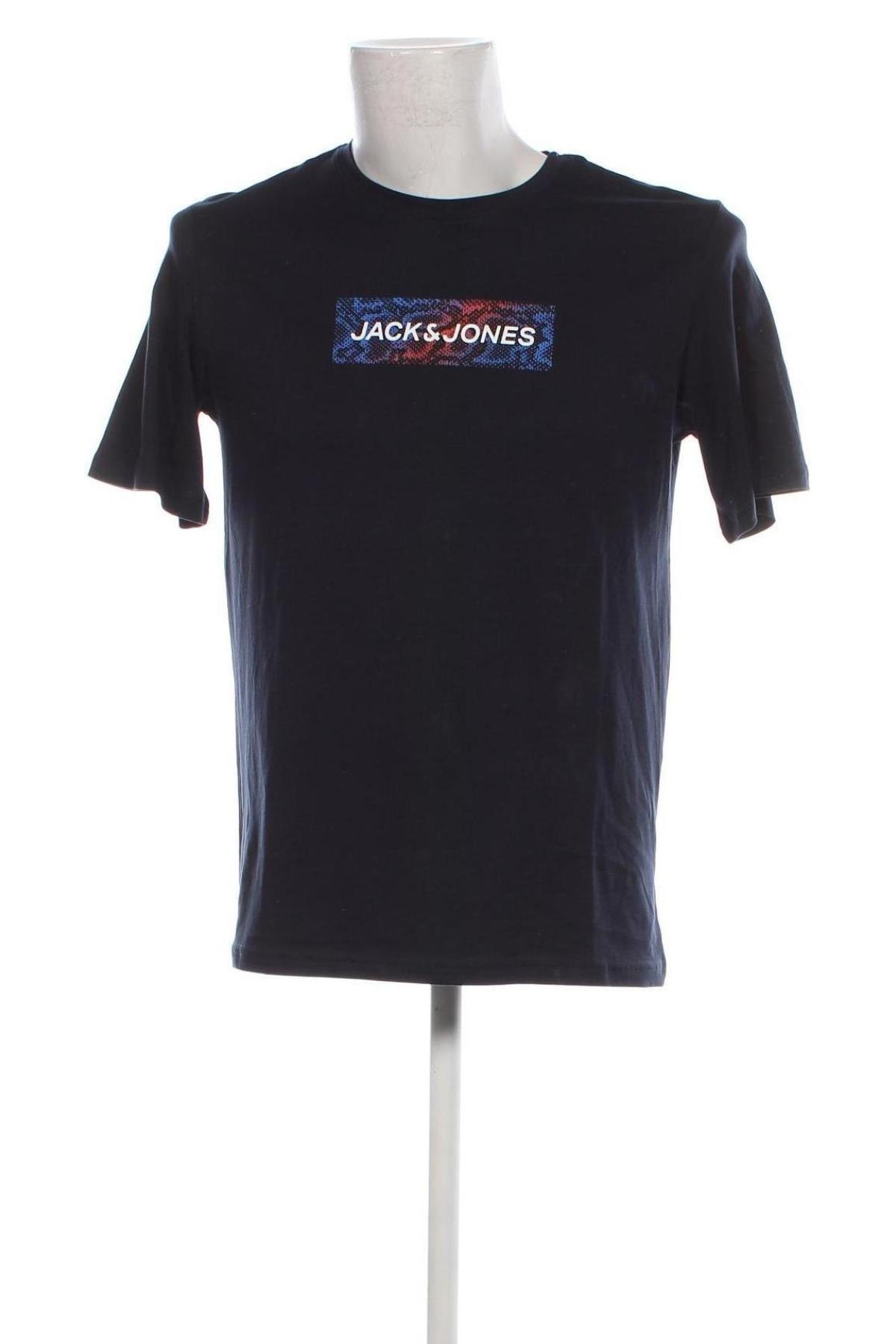 Tricou de bărbați Core By Jack & Jones, Mărime M, Culoare Albastru, Preț 101,97 Lei