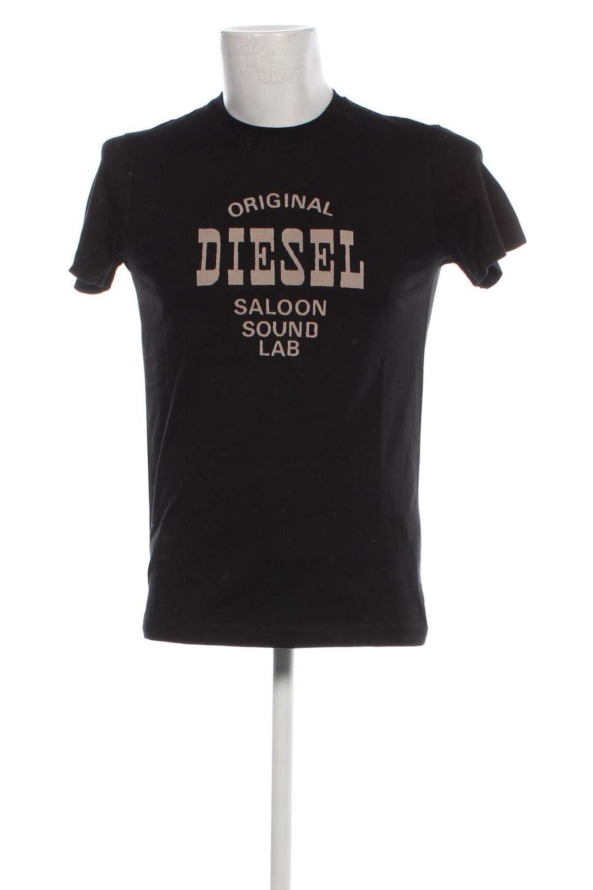 Męski T-shirt Diesel, Rozmiar S, Kolor Czarny, Cena 417,81 zł