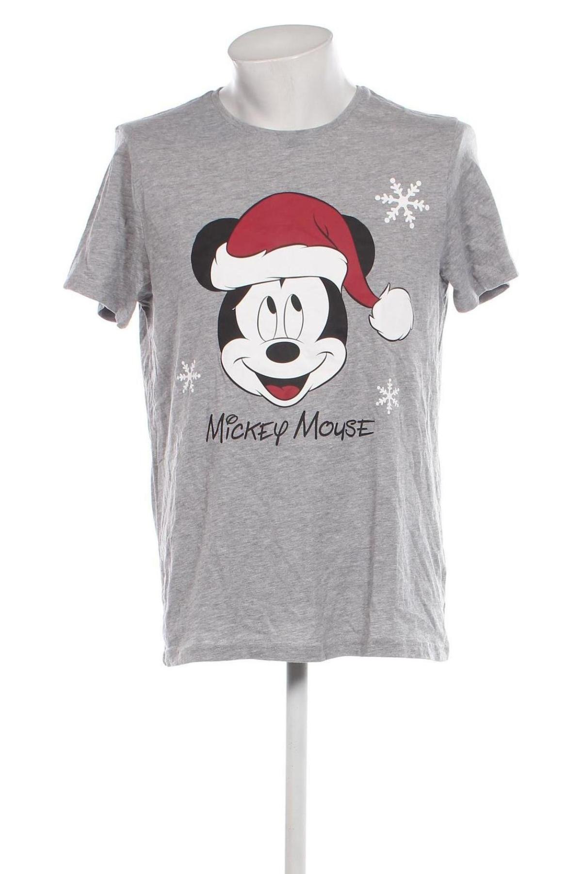 Ανδρικό t-shirt Disney, Μέγεθος L, Χρώμα Γκρί, Τιμή 7,00 €