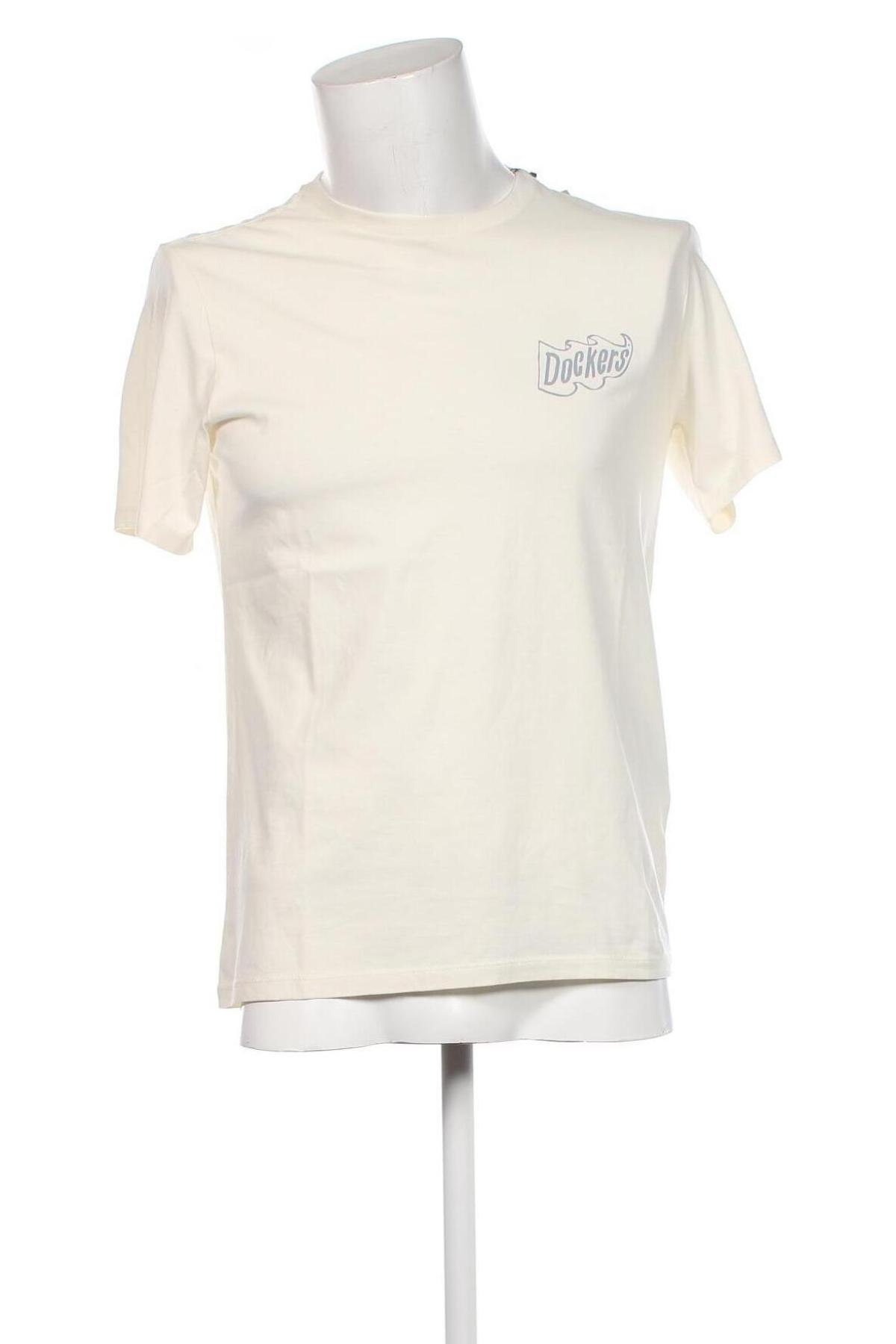 Herren T-Shirt Dockers, Größe S, Farbe Ecru, Preis € 25,98