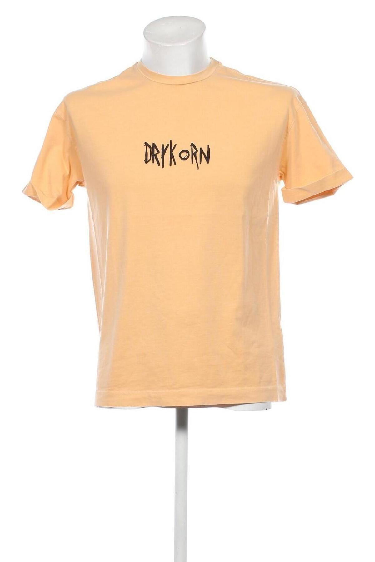 Herren T-Shirt Drykorn for beautiful people, Größe S, Farbe Orange, Preis 33,40 €
