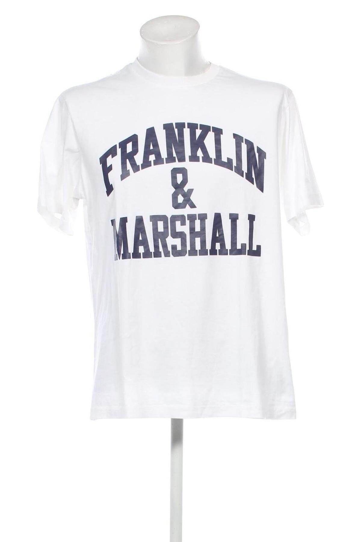 Мъжка тениска Franklin & Marshall, Размер XXL, Цвят Бял, Цена 50,40 лв.