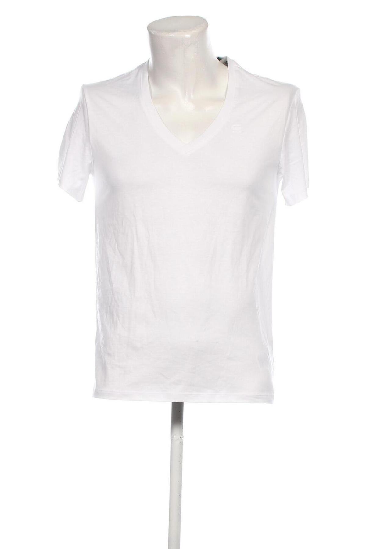 Herren T-Shirt G-Star Raw, Größe S, Farbe Weiß, Preis 18,47 €