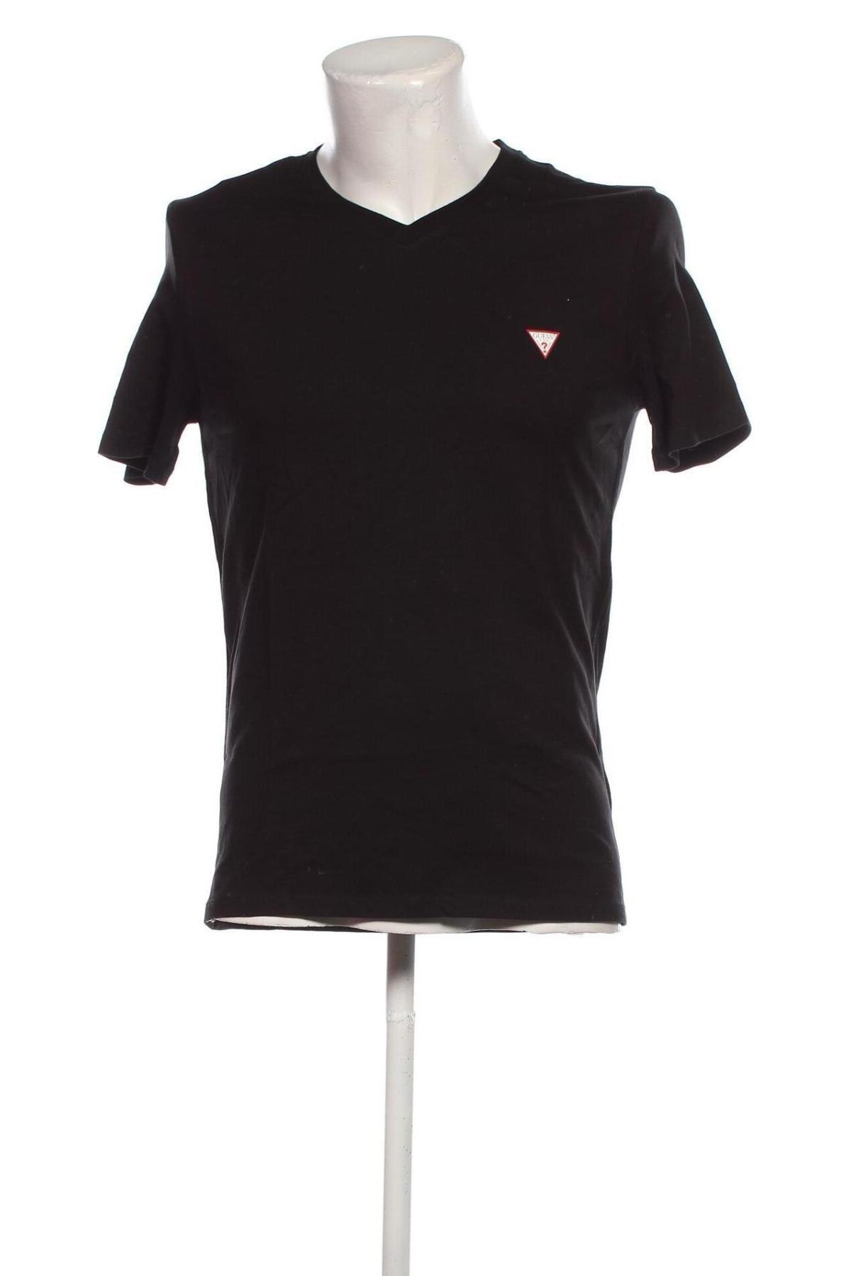 Herren T-Shirt Guess, Größe M, Farbe Schwarz, Preis 33,74 €