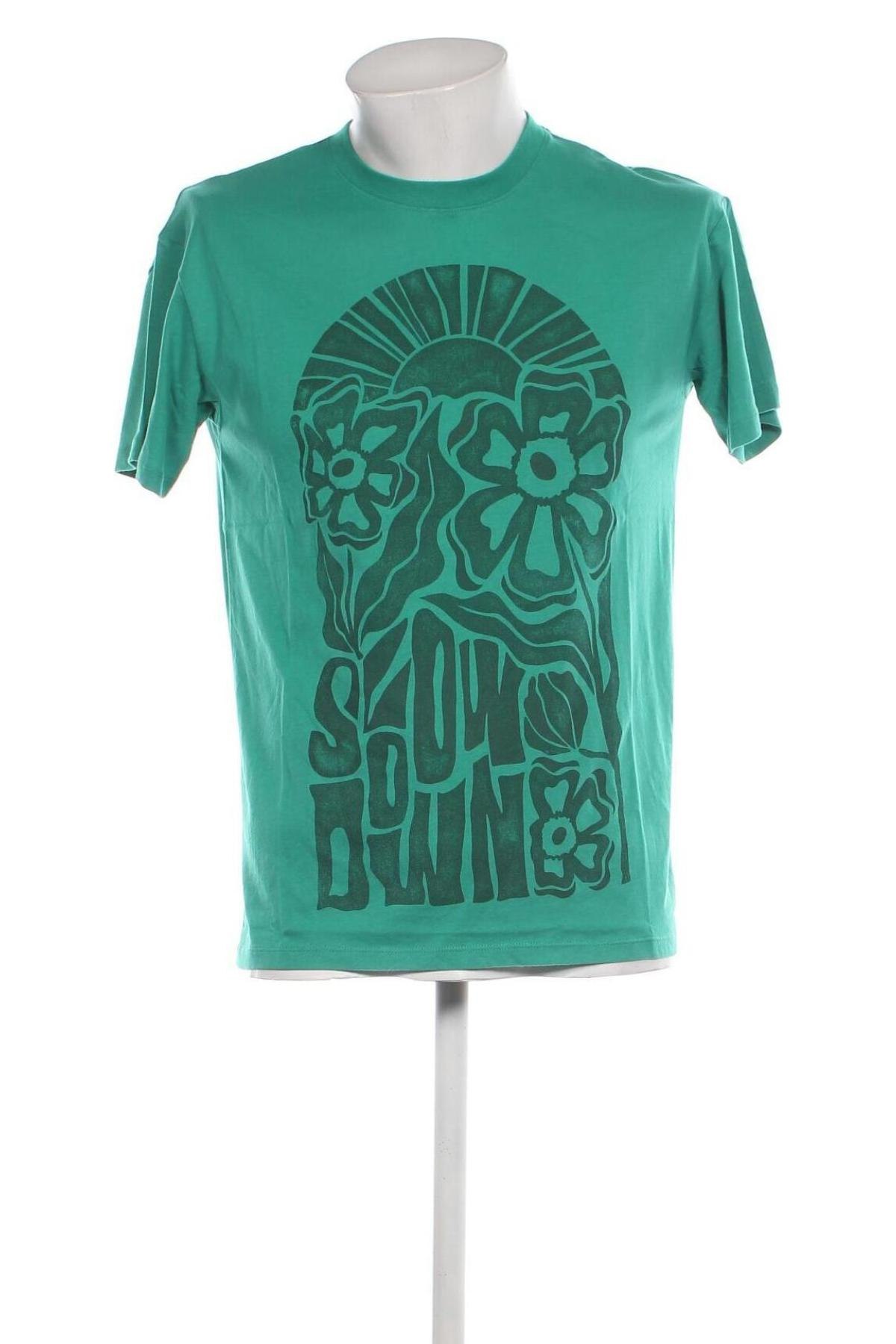 Мъжка тениска Hollister, Размер XS, Цвят Зелен, Цена 31,00 лв.