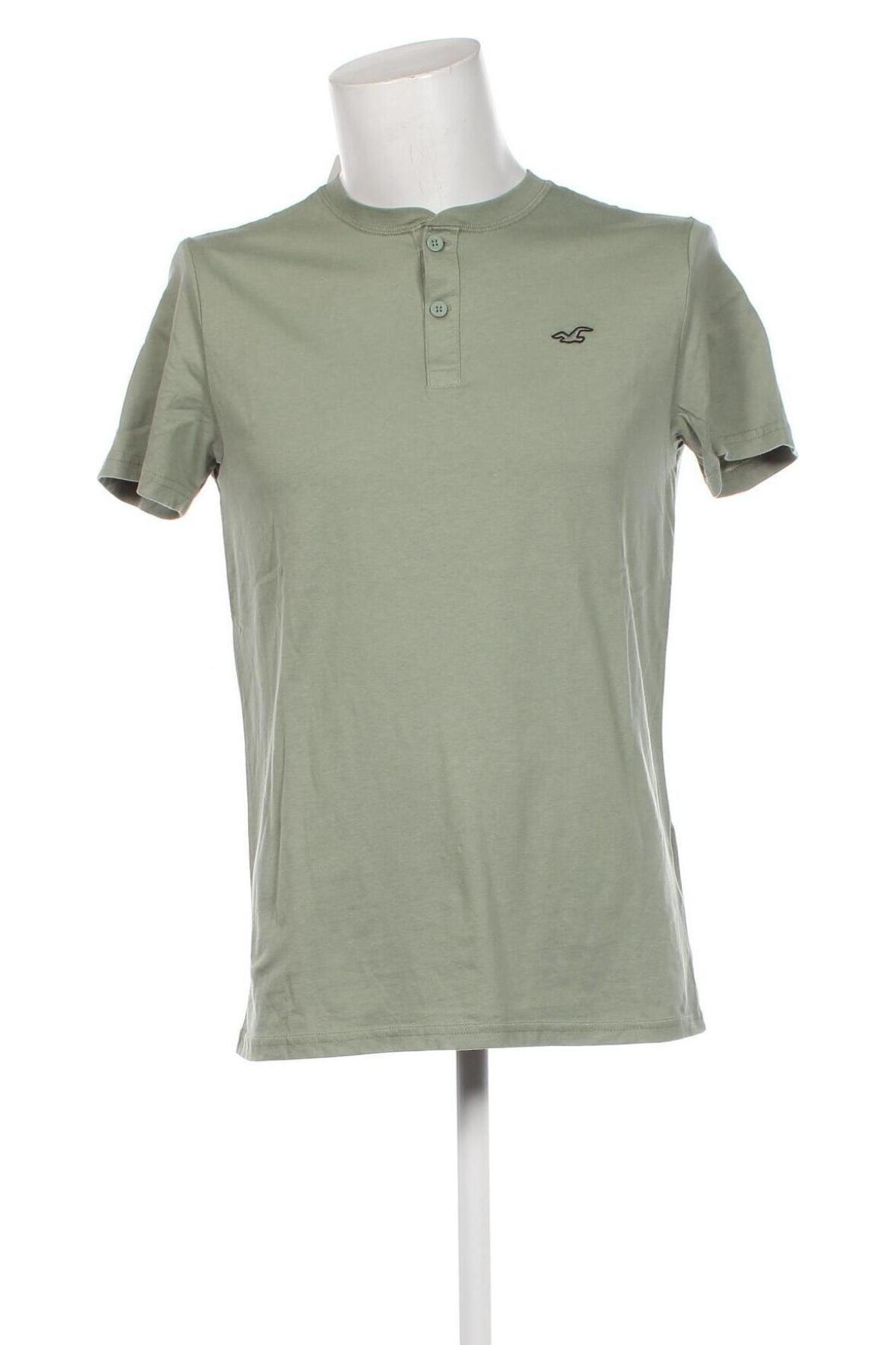 Tricou de bărbați Hollister, Mărime M, Culoare Verde, Preț 96,87 Lei