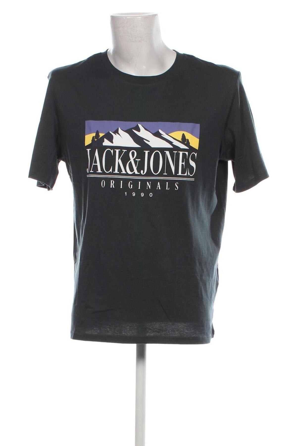 Herren T-Shirt Jack & Jones, Größe XL, Farbe Grün, Preis € 21,65