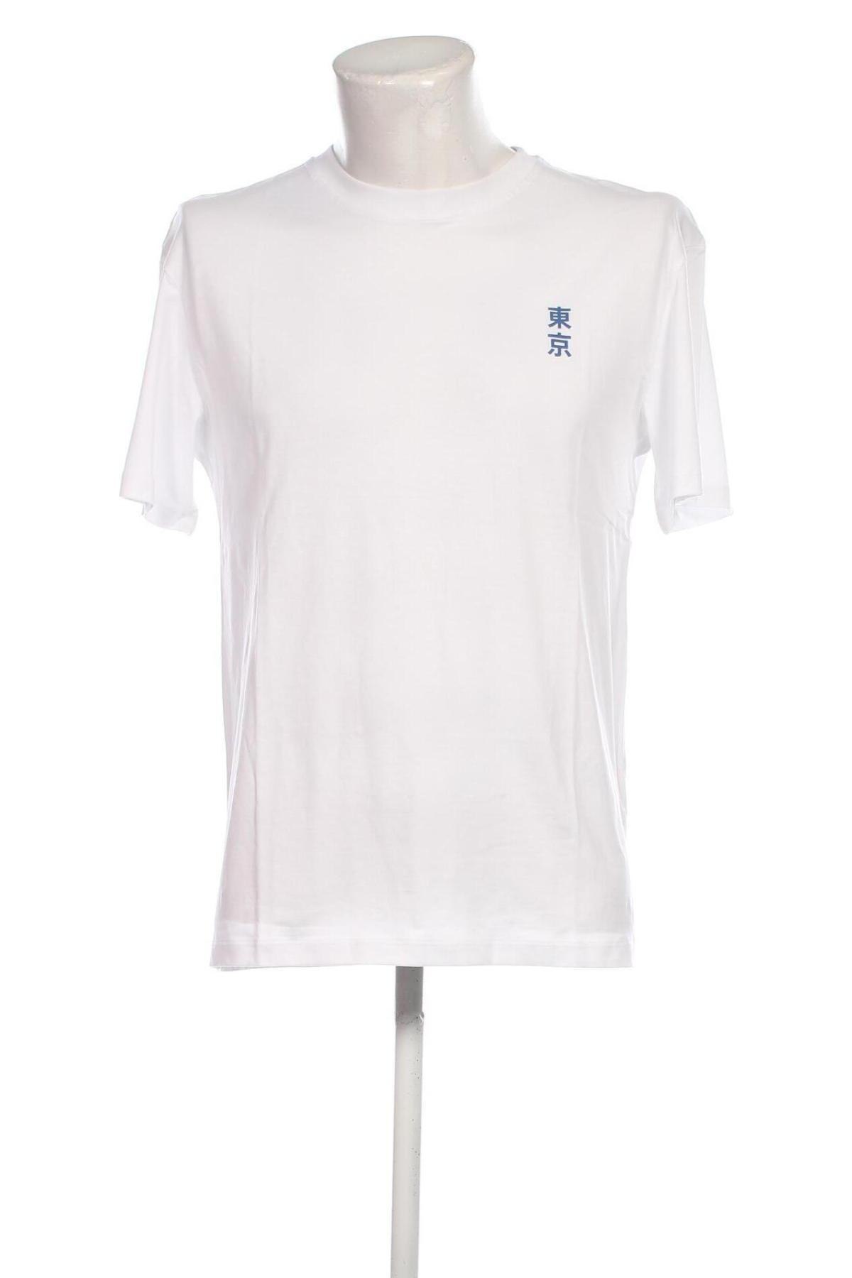 Herren T-Shirt Jack & Jones, Größe L, Farbe Weiß, Preis 21,65 €