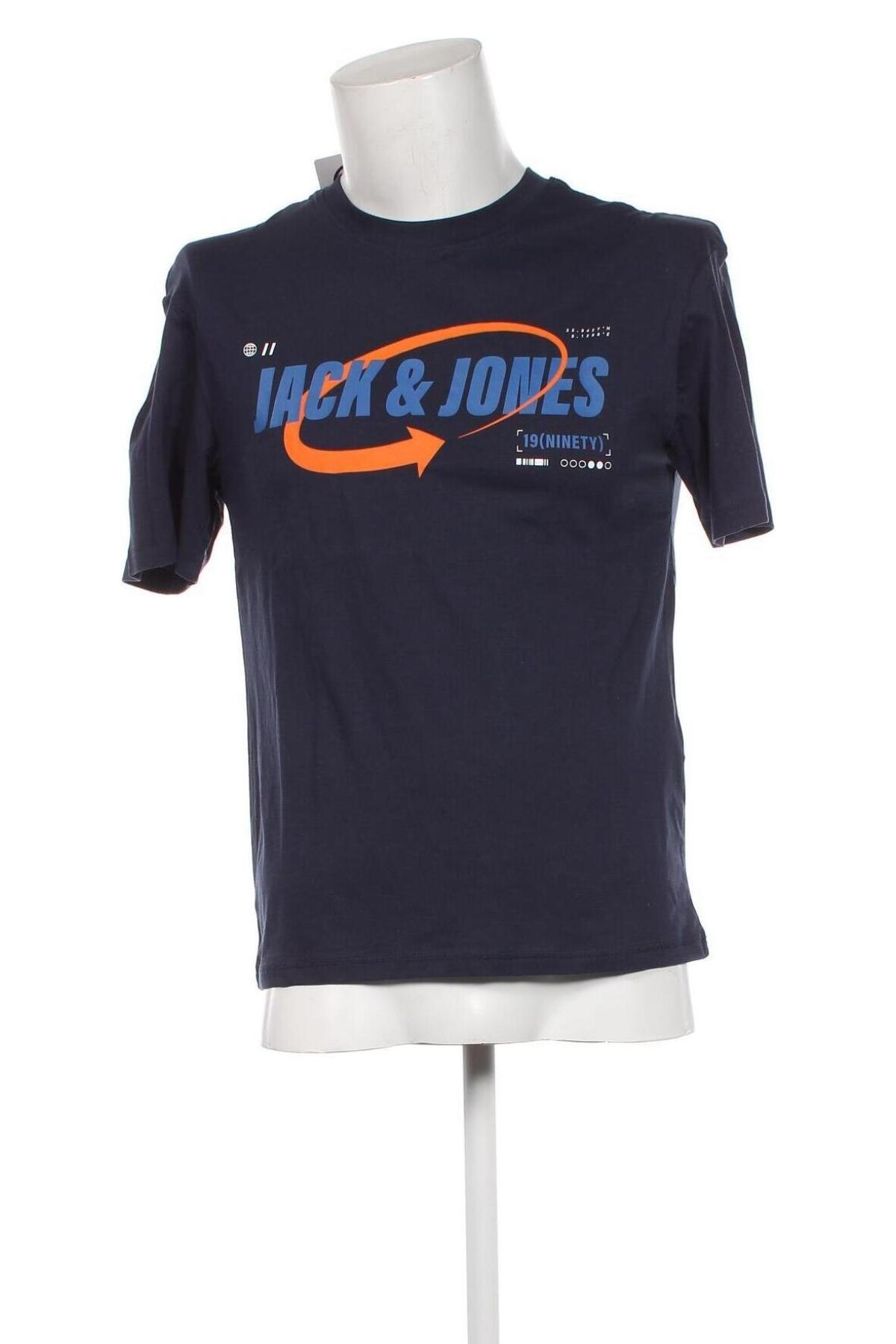 Мъжка тениска Jack & Jones, Размер XS, Цвят Син, Цена 42,00 лв.