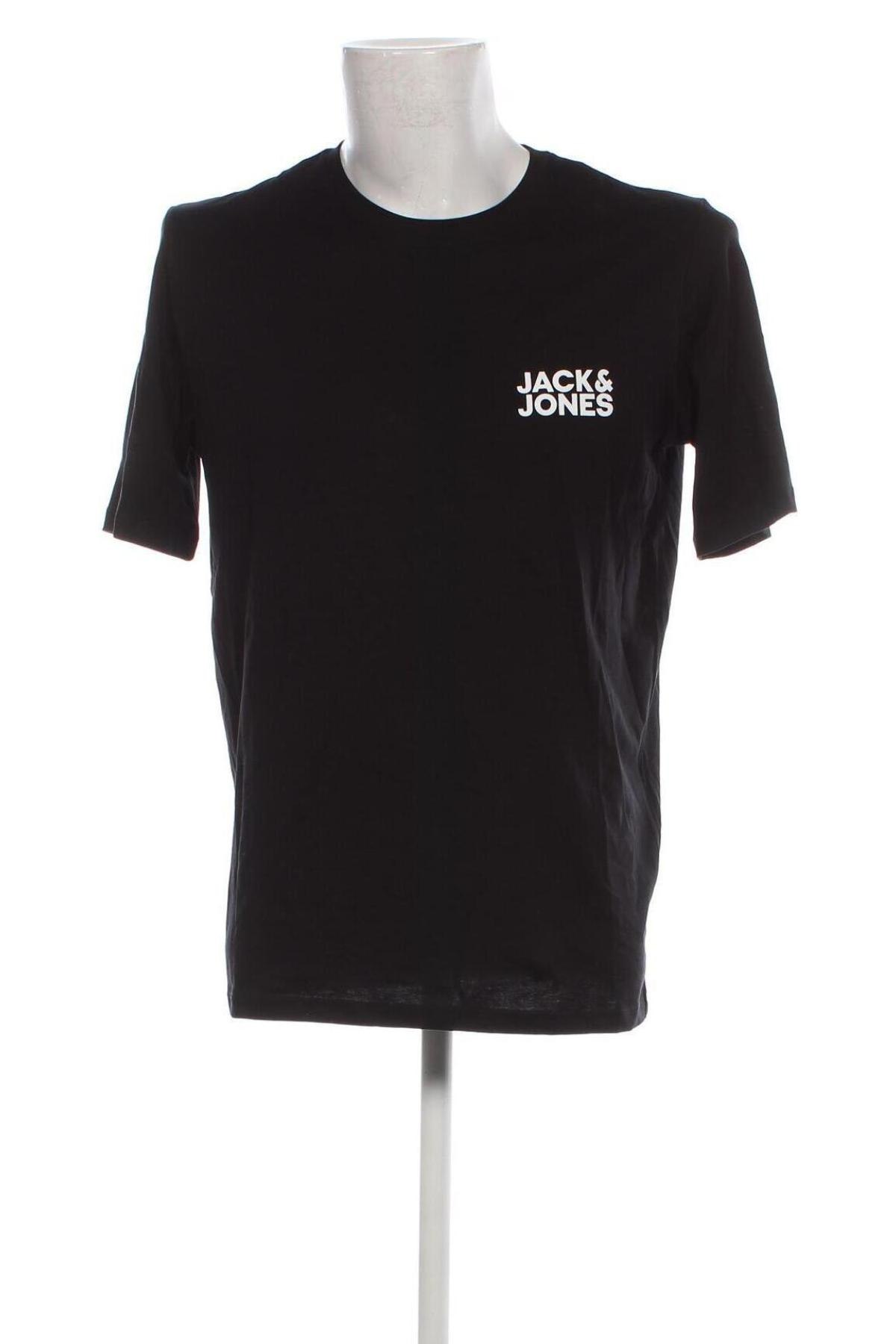 Herren T-Shirt Jack & Jones, Größe L, Farbe Schwarz, Preis € 21,65