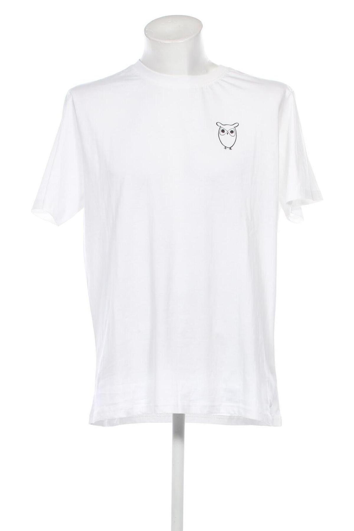 Ανδρικό t-shirt Knowledge Cotton Apparel, Μέγεθος XXL, Χρώμα Λευκό, Τιμή 25,98 €