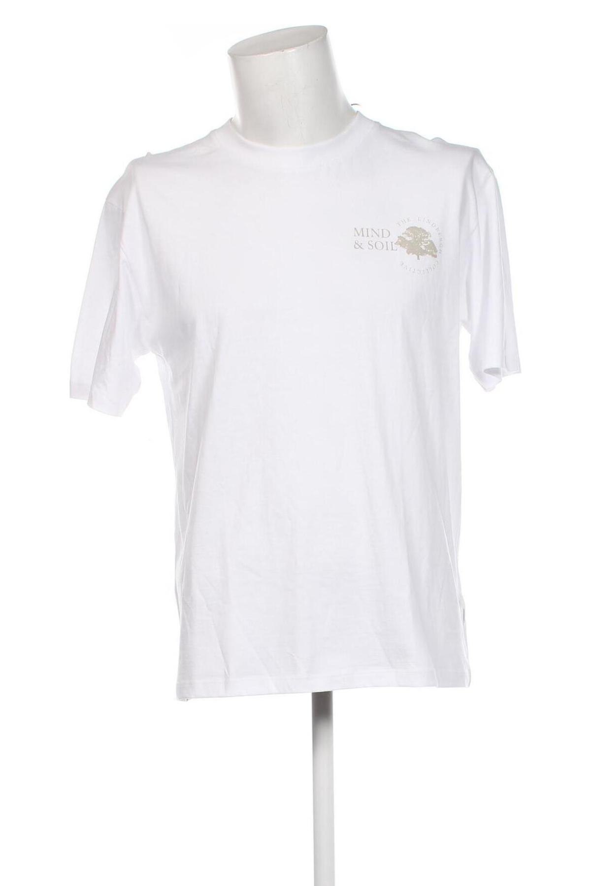 Ανδρικό t-shirt Lindbergh, Μέγεθος M, Χρώμα Λευκό, Τιμή 25,98 €