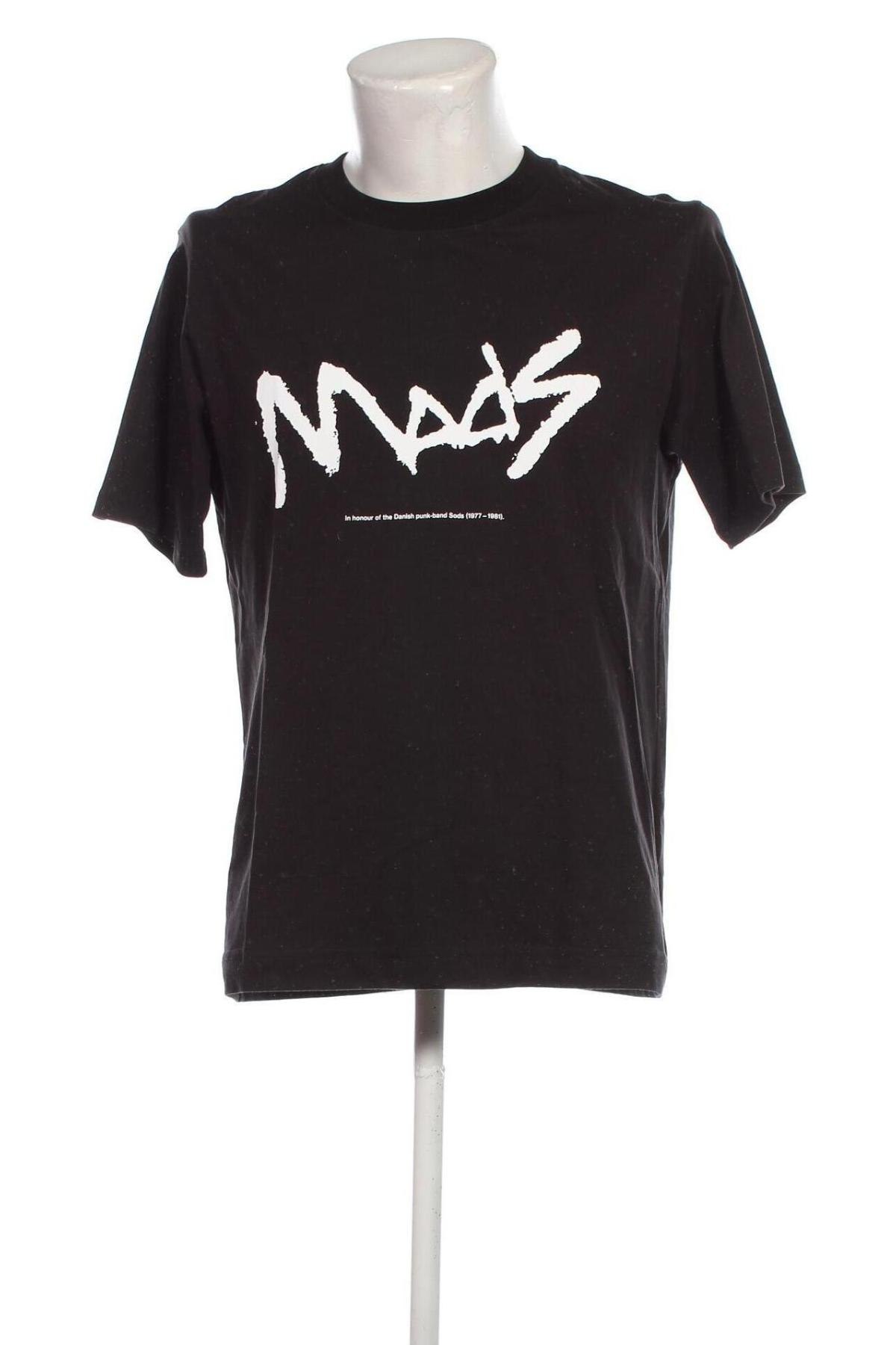 Мъжка тениска Mads Norgaard, Размер M, Цвят Черен, Цена 68,40 лв.