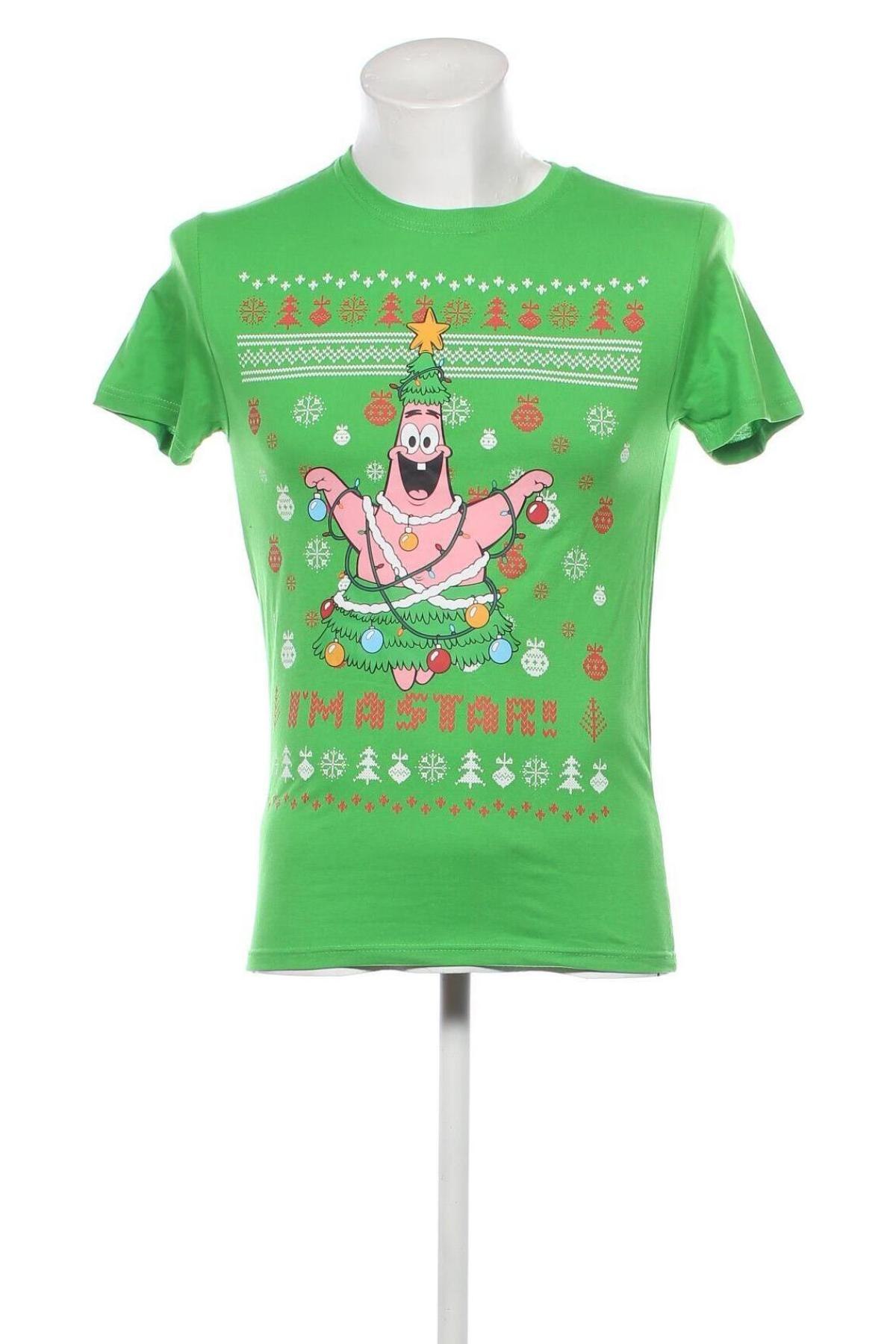 Ανδρικό t-shirt Nickelodeon, Μέγεθος S, Χρώμα Πράσινο, Τιμή 7,79 €