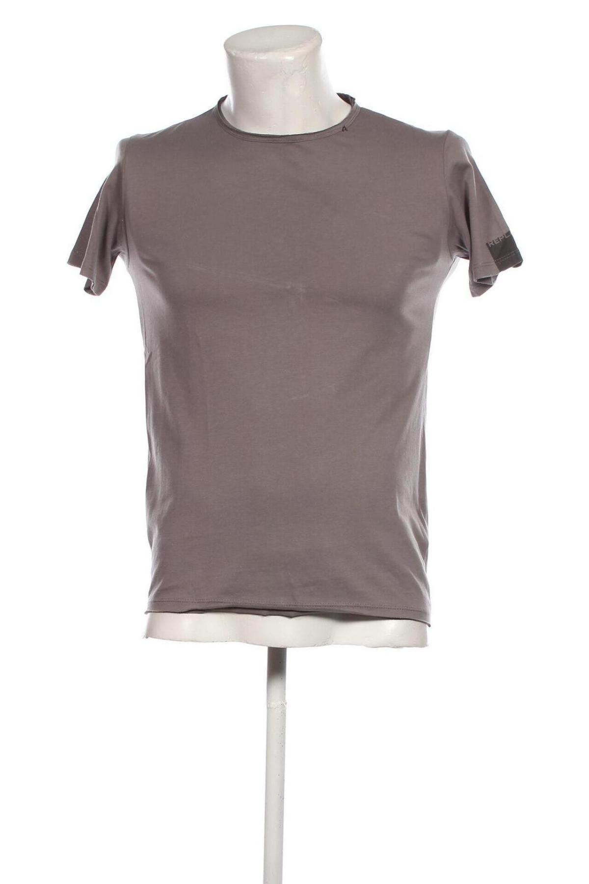 Ανδρικό t-shirt Replay, Μέγεθος S, Χρώμα Γκρί, Τιμή 31,54 €