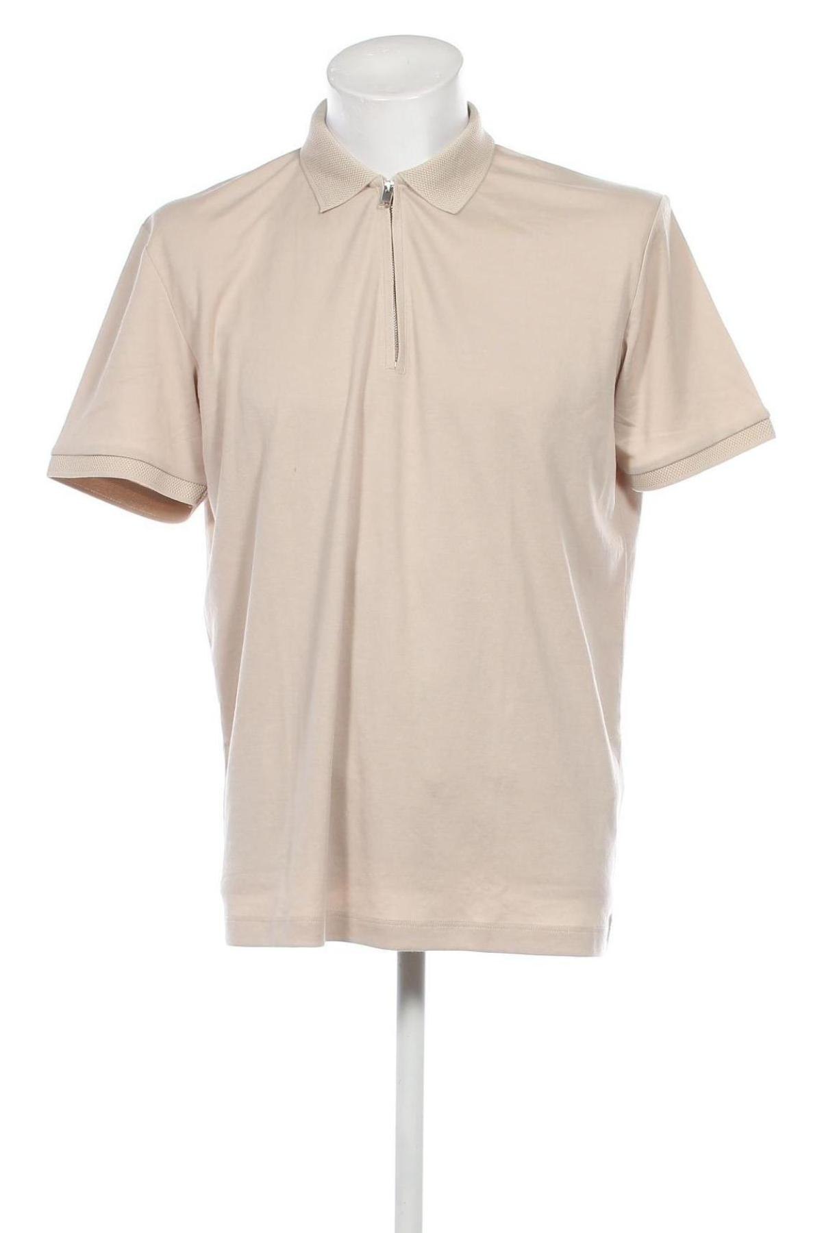 Мъжка тениска Selected Homme, Размер XL, Цвят Екрю, Цена 31,00 лв.