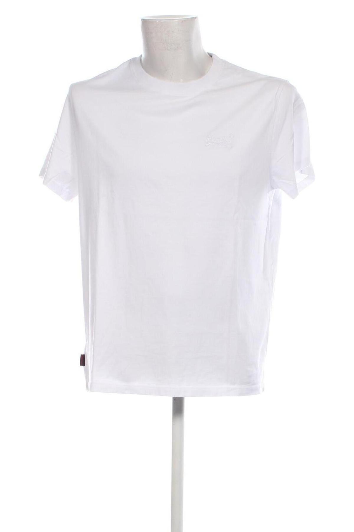 Ανδρικό t-shirt Superdry, Μέγεθος XXL, Χρώμα Λευκό, Τιμή 17,53 €