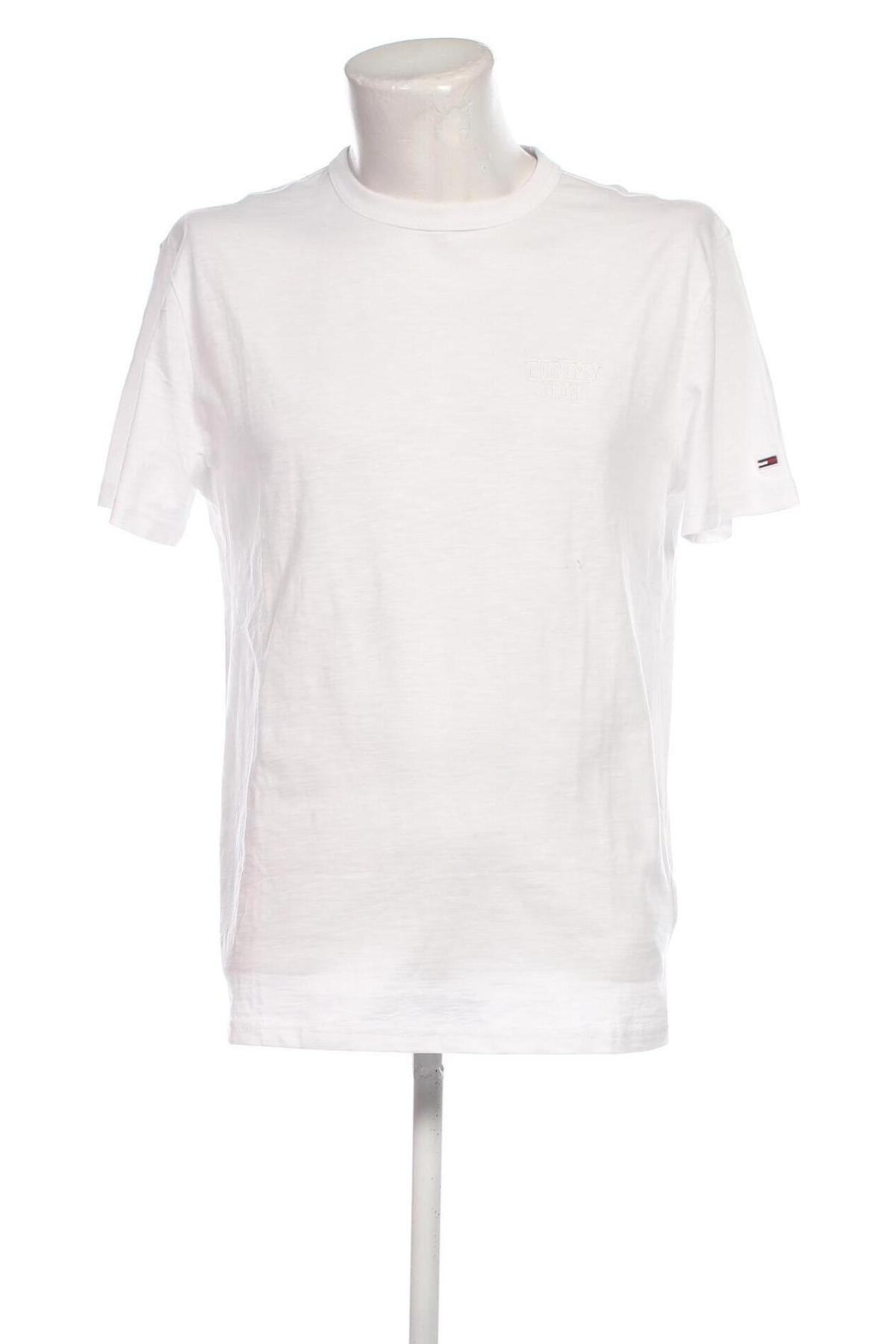 Ανδρικό t-shirt Tommy Jeans, Μέγεθος M, Χρώμα Λευκό, Τιμή 35,72 €