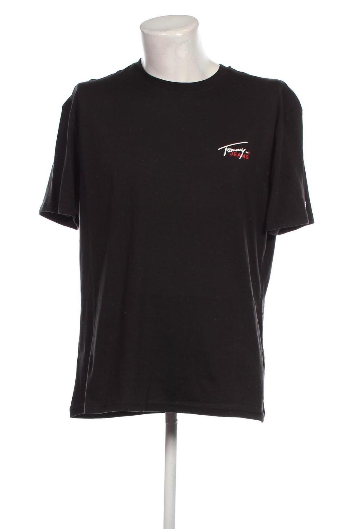Ανδρικό t-shirt Tommy Jeans, Μέγεθος XL, Χρώμα Μαύρο, Τιμή 39,69 €